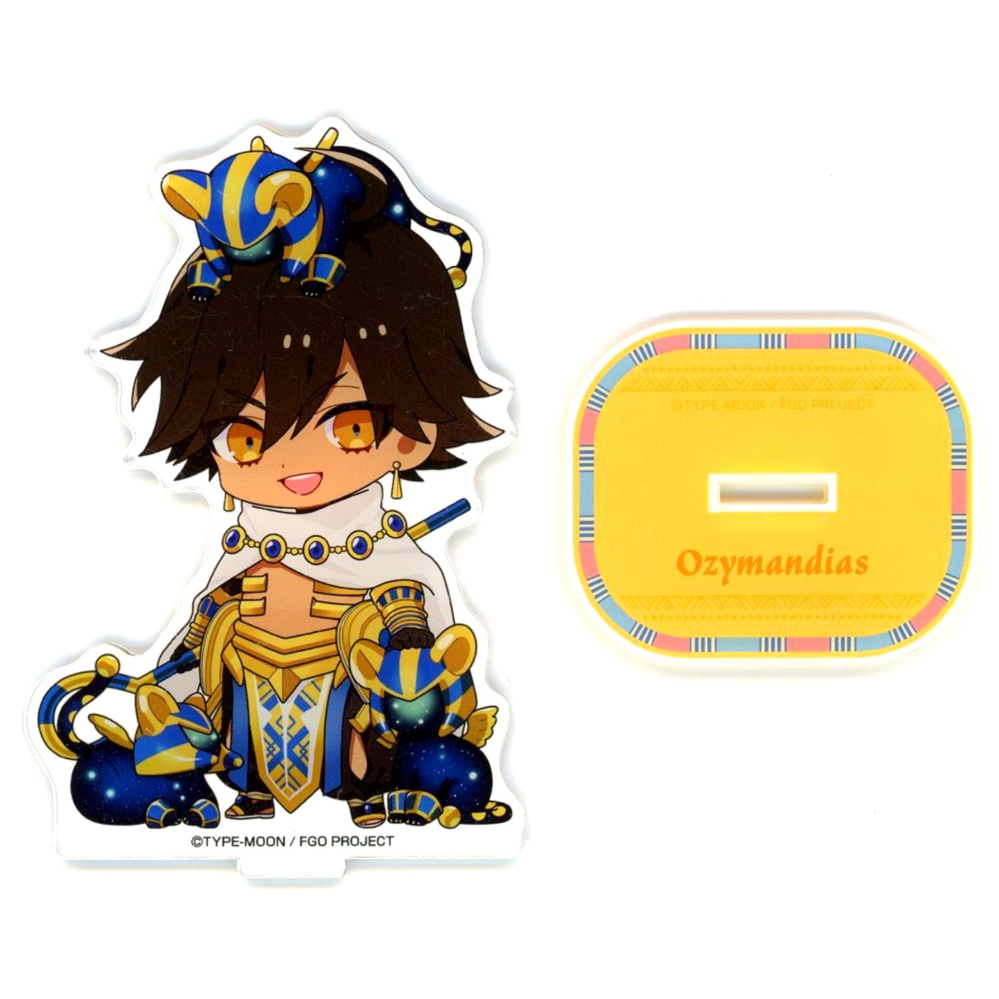 Rider Ozymandias Fate/Grand Order ACN Ramses the Great Exhibition Gold of the Pharaohs BIG Acrylic Stand [USED]