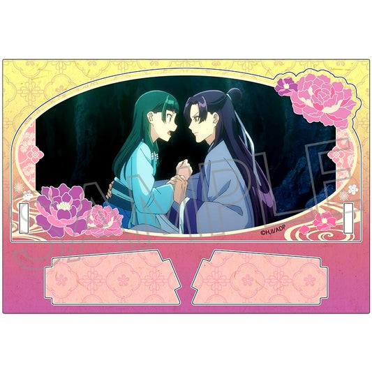 Maomao and Jinshi B Purple The Apothecary Diaries Tilted Display Acrylic Stand Vol. 2 [USED]