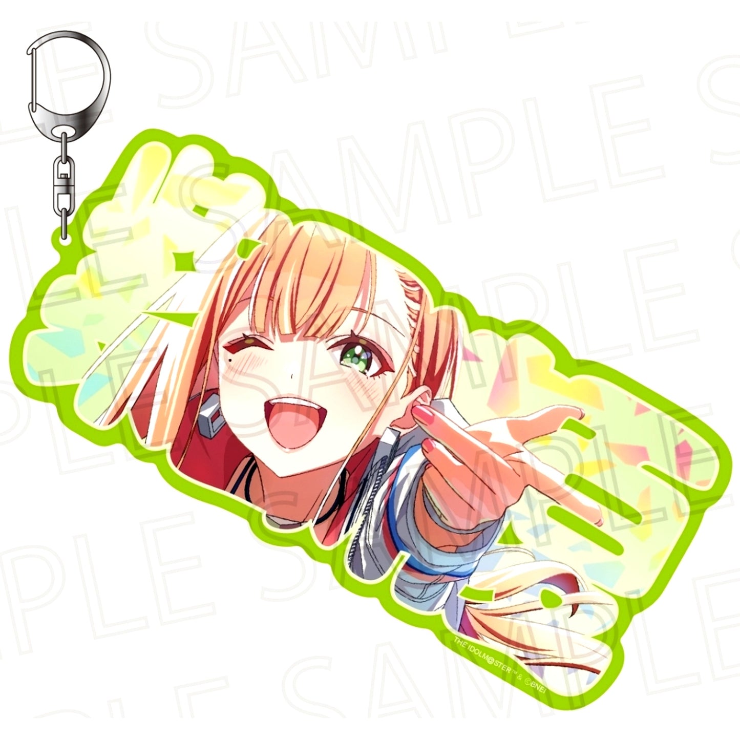 Sumika Shiun Nemufure Keychain Gakuen Idolmaster [USED]