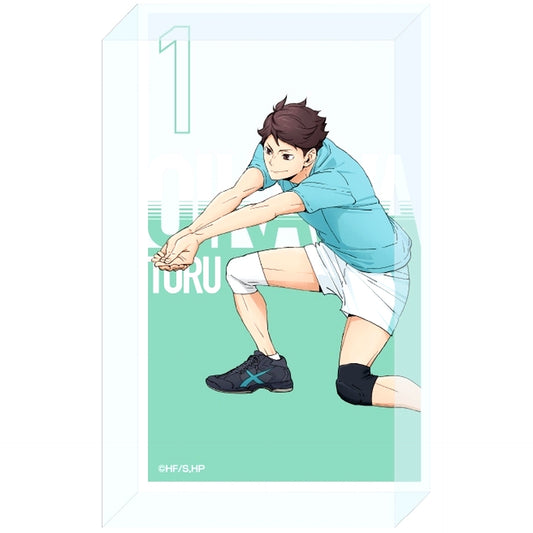 Toru Oikawa Haikyu!! Receive Acrylic Block [USED]