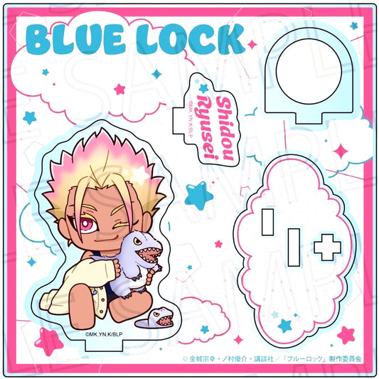Ryusei Shidou Rilatime Acrylic Ring Stand Blue Lock [USED]