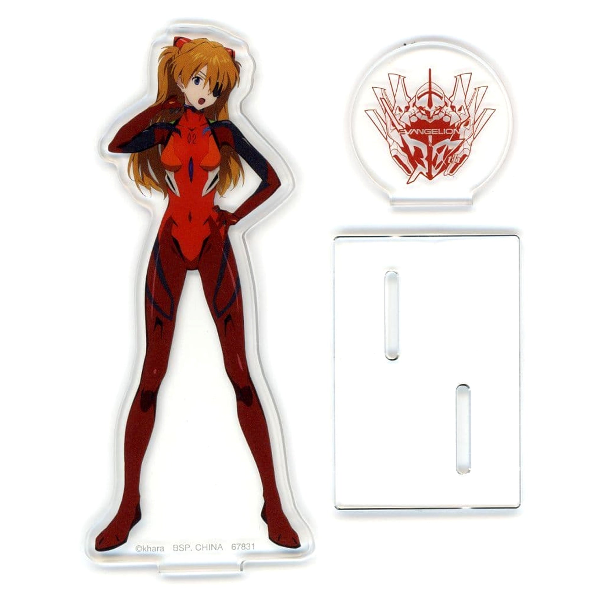 Evangelion Asuka Shikinami Langley Ichiban Kuji Operation Yamato! Layered Acrylic Stand Prize F [USED]