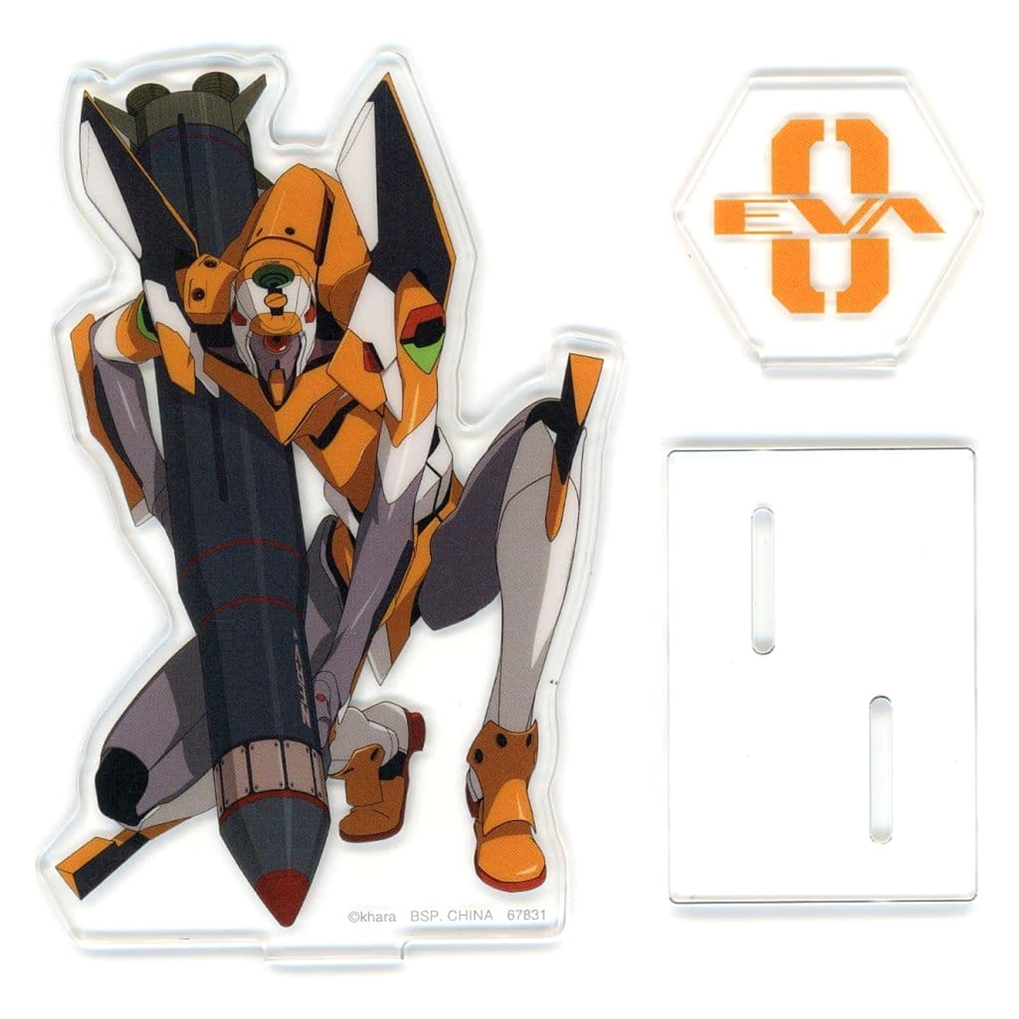 Evangelion Unit 0 Ichiban Kuji Operation Yamato! Layered Acrylic Stand Prize F [USED]
