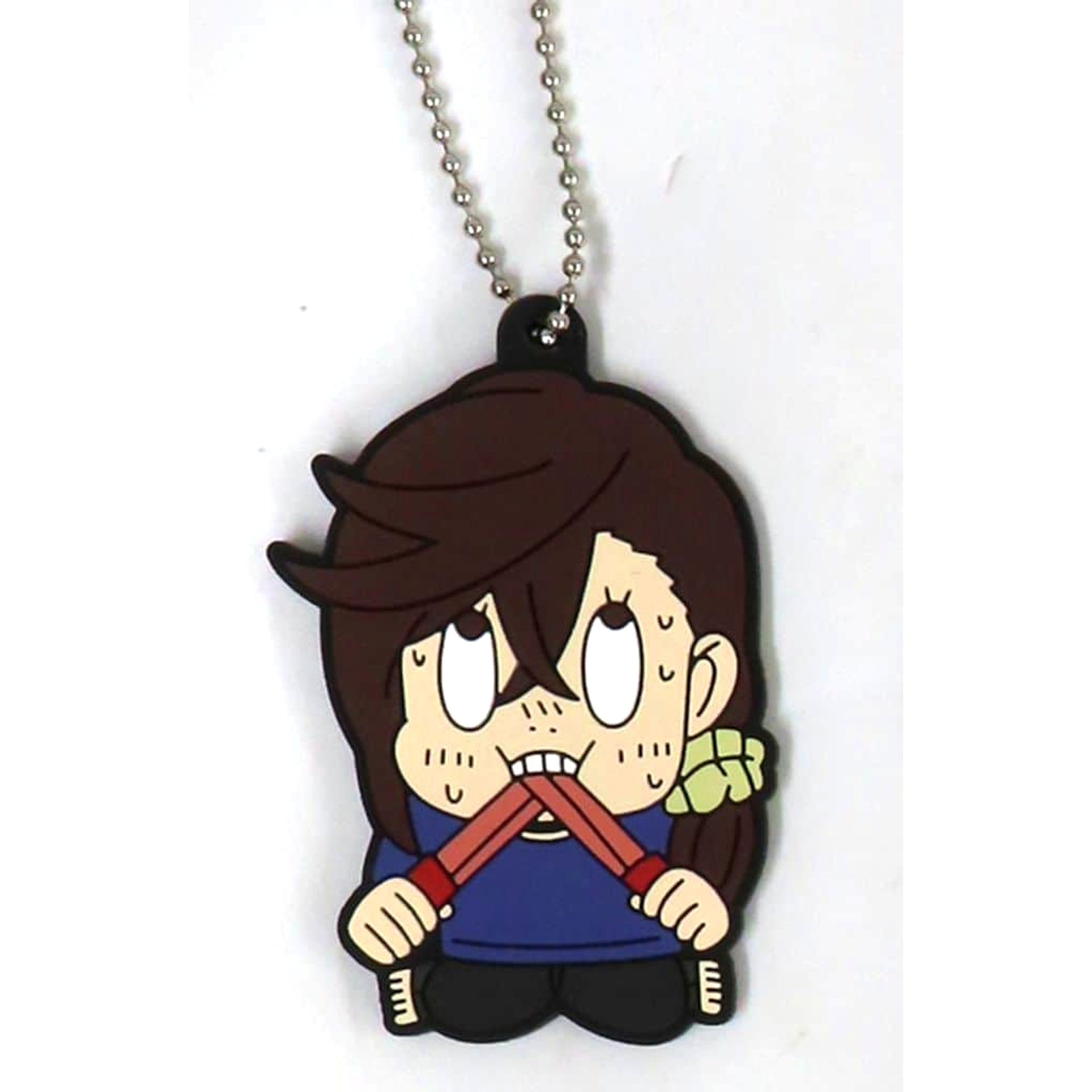 Dandadan Momo Ayase Meal Ichiban Kuji Into the Cursed House! Funny Face Rubber Charm Prize G [USED]