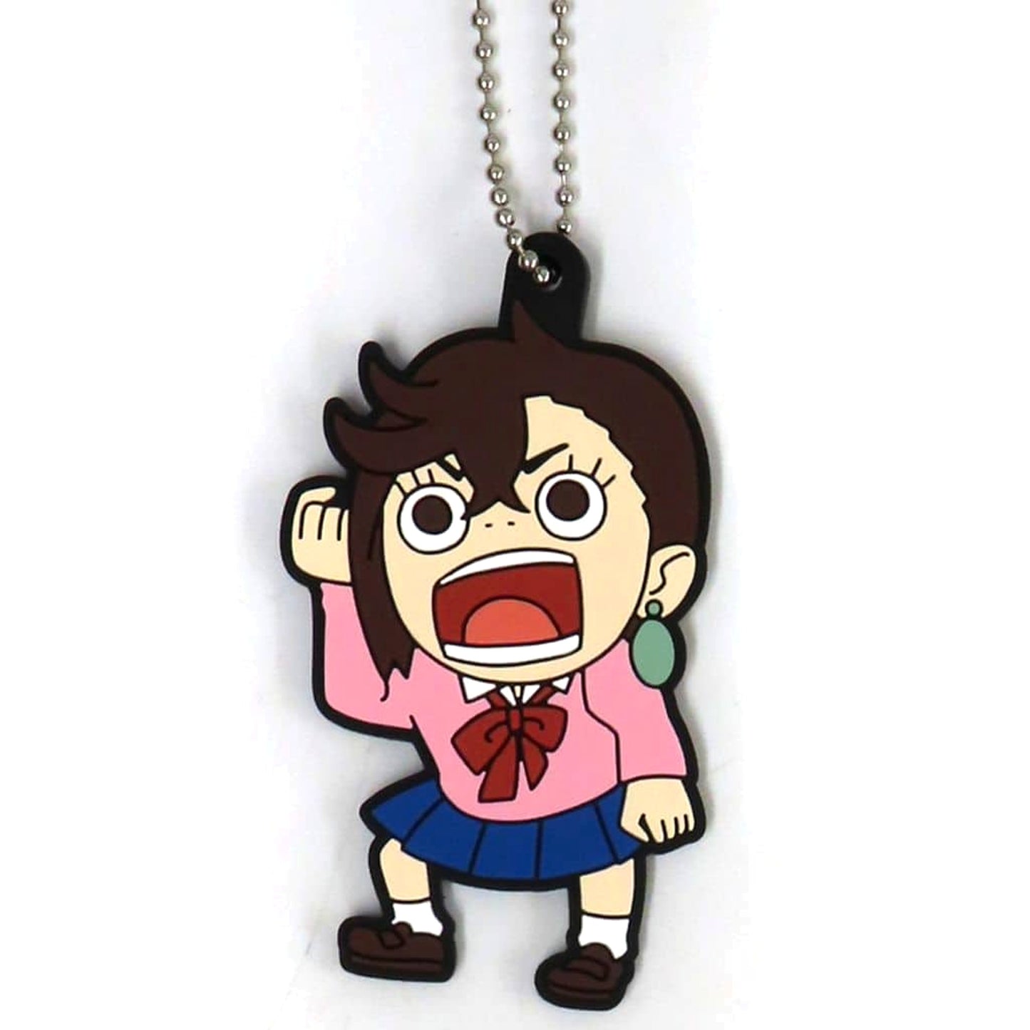 Dandadan Momo Ayase Anger Ichiban Kuji Into the Cursed House! Funny Face Rubber Charm Prize G [USED]