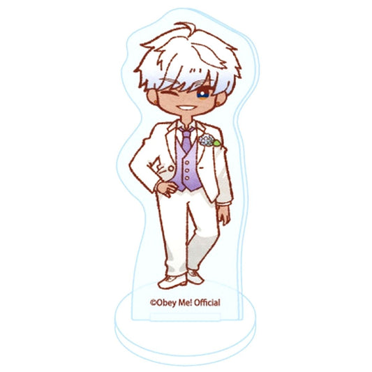 Mammon Obey Me! Nightbringer Acrylic Petit Stand No.18 Hydrangea Ver. Retro Art Illustration [USED]