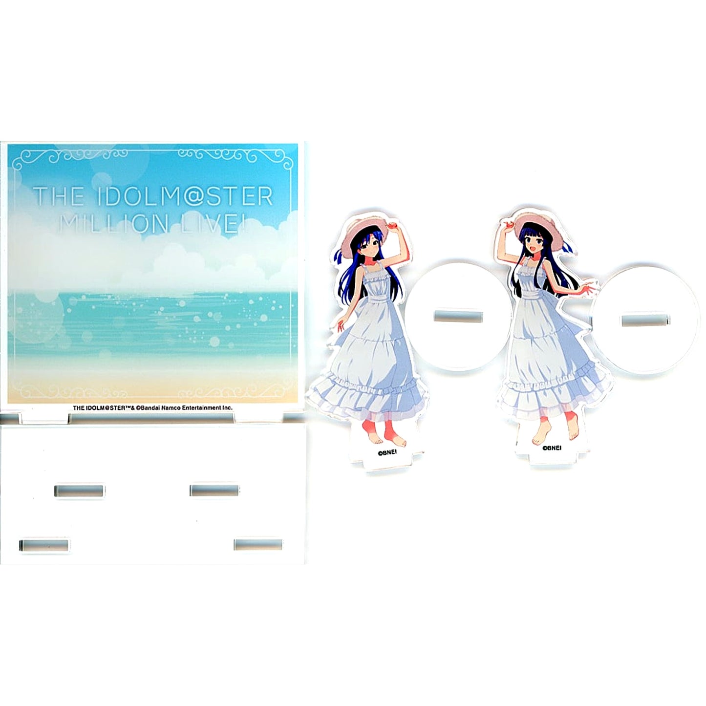 Chihaya Kisaragi & Shizuka Mogami The Idolmaster Million Live! Theater Days Akiba Trim Summer Dress ver. Acrylic Diorama [USED]