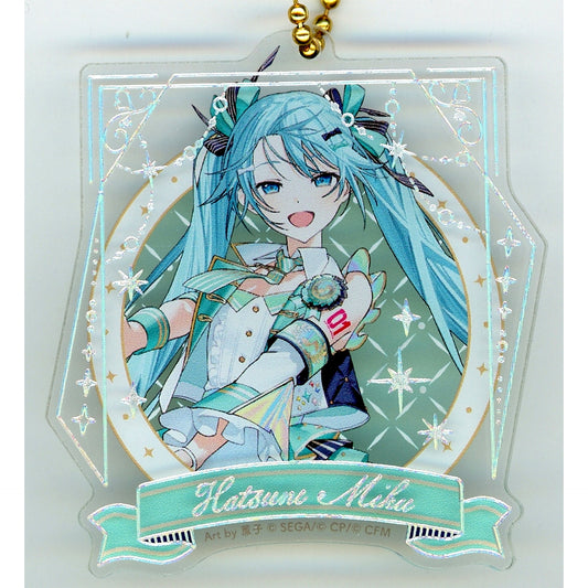 Hatsune Miku Project SEKAI Colorful Stage! feat. Hatsune Miku 5th Anniversary Thanksgiving Aurora Foil Stamped Acrylic Keychain Collection A [USED]