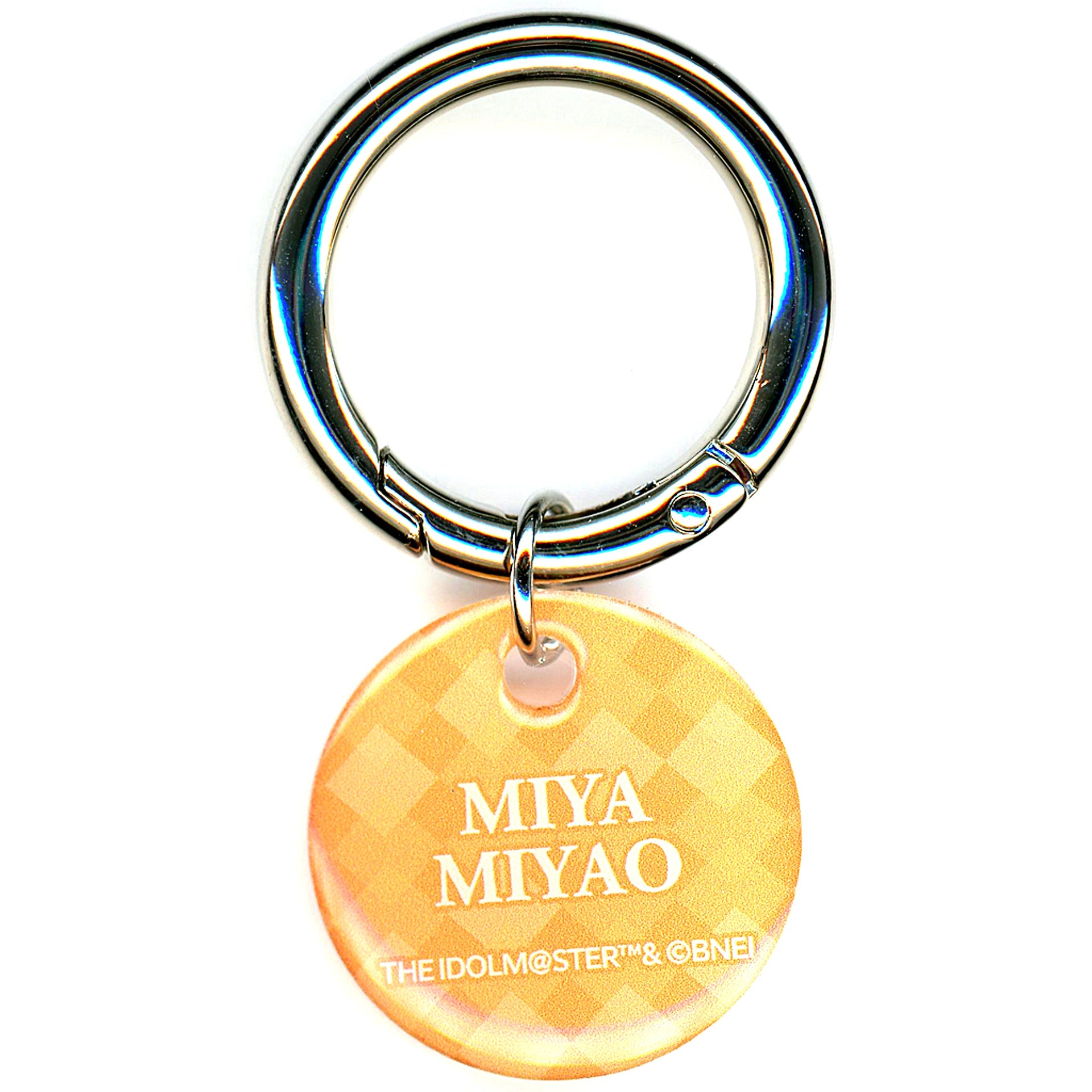 Miya Miyao The Idolm@ster Million Live! Official Name Ring Keychain 12th LIVE Ver. [USED]