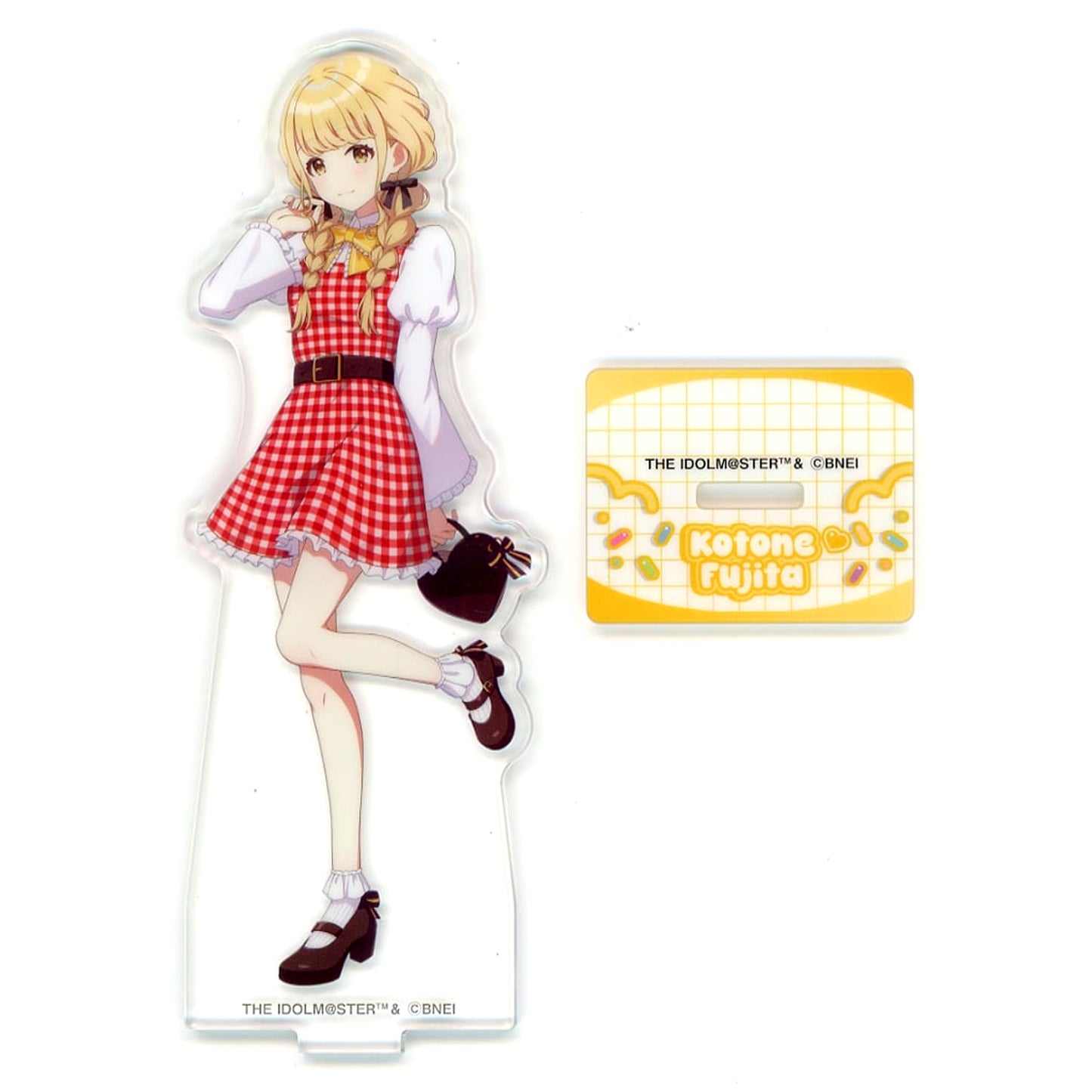 Kotone Fujita Red Gakuen Idolmaster Acrylic Stand Lawson [USED]