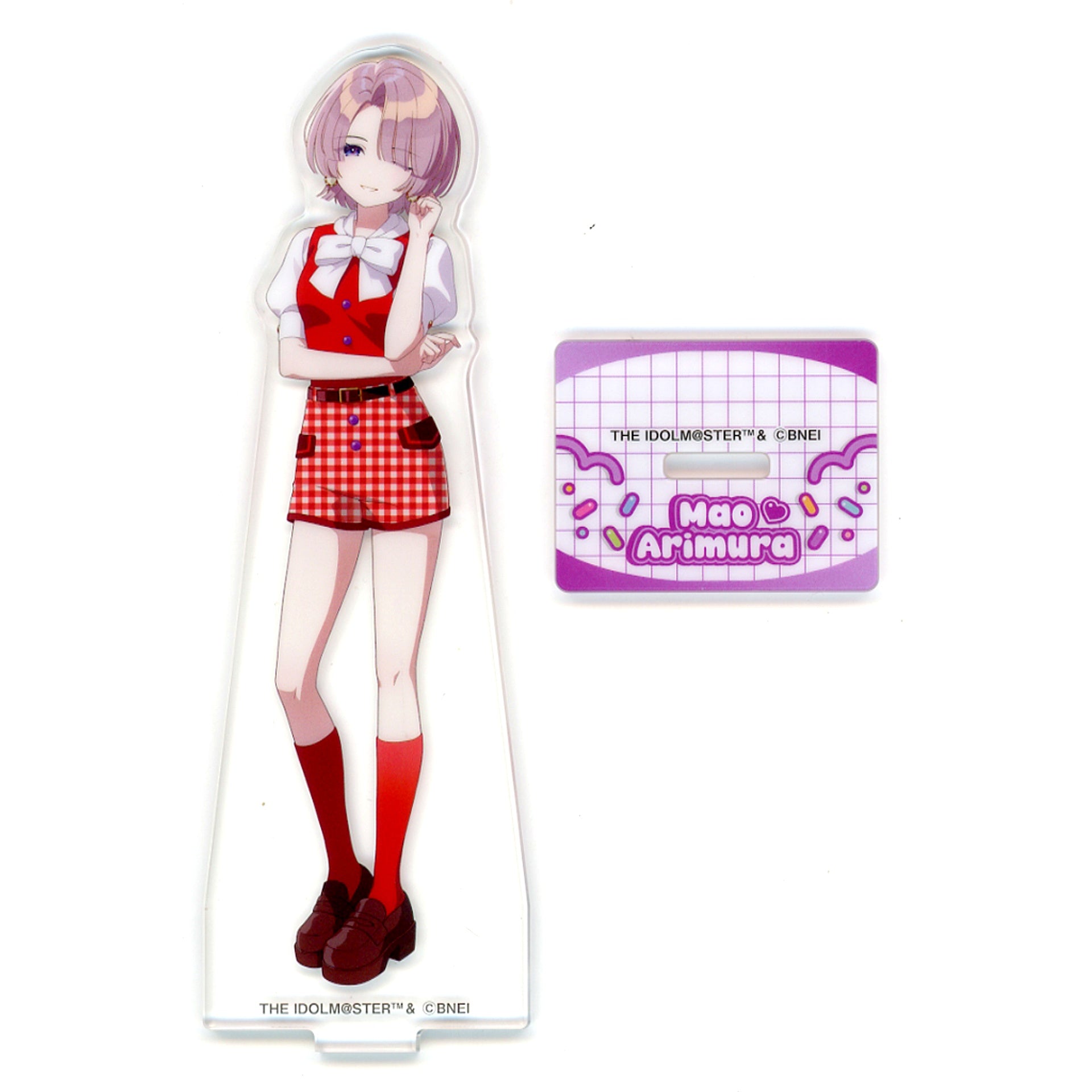 Mao Arimura Red Gakuen Idolmaster x Lawson Acrylic Stand [USED]