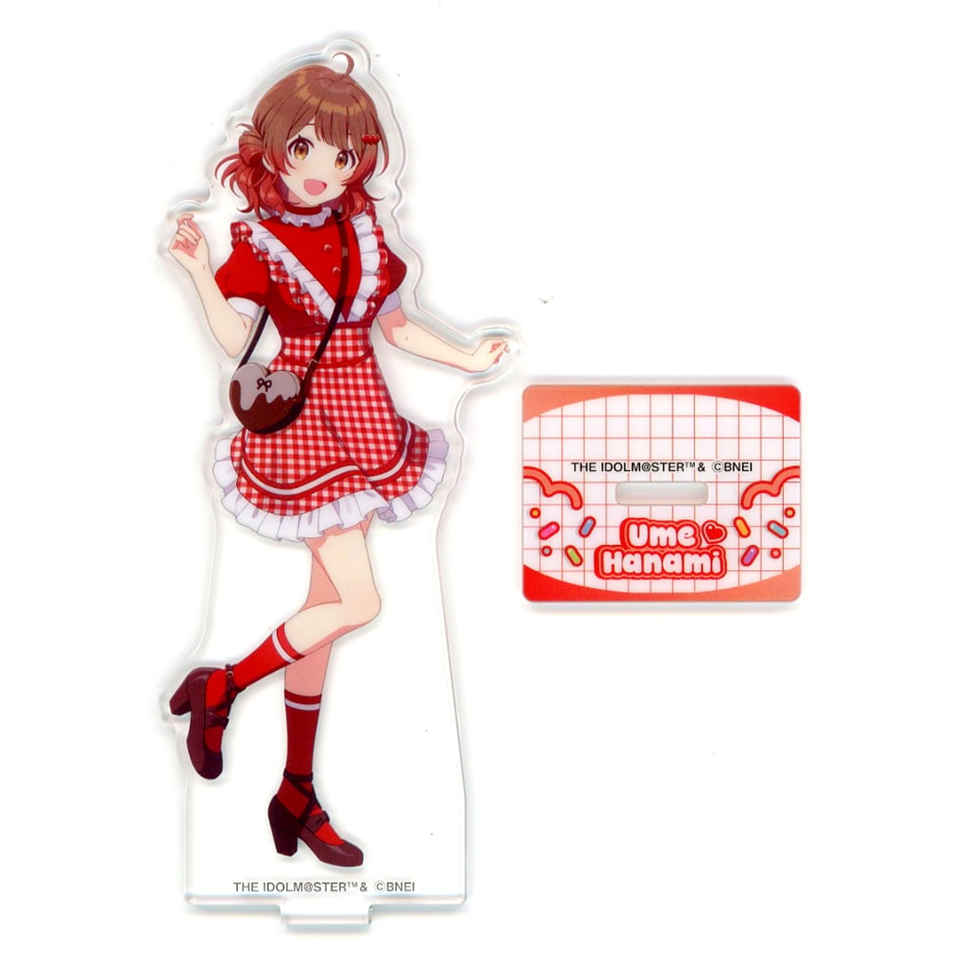 Ume Hanami Red Gakuen Idolmaster Acrylic Stand Lawson [USED]