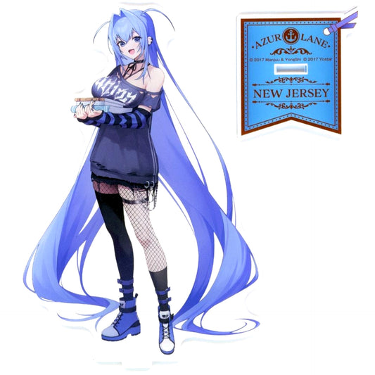 New Jersey BIG Acrylic Stand Azur Lane x Village Vanguard [USED]