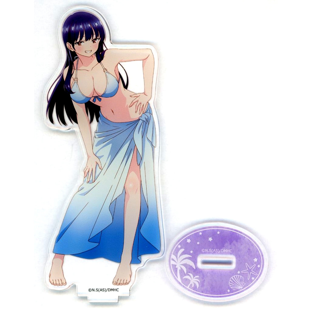 Anna Yamada B Light Blue A Prize 02 The Dangers in My Heart Kujicolle Swimsuit Style day&night Choosable Acrylic Stand [USED]