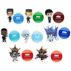 Brave Bang Bravern! Isami Ao & Others All 8 Types Set Acrylic Stand Collection Hotel New Otani Collaboration Exclusive Acrylic Stands [USED]