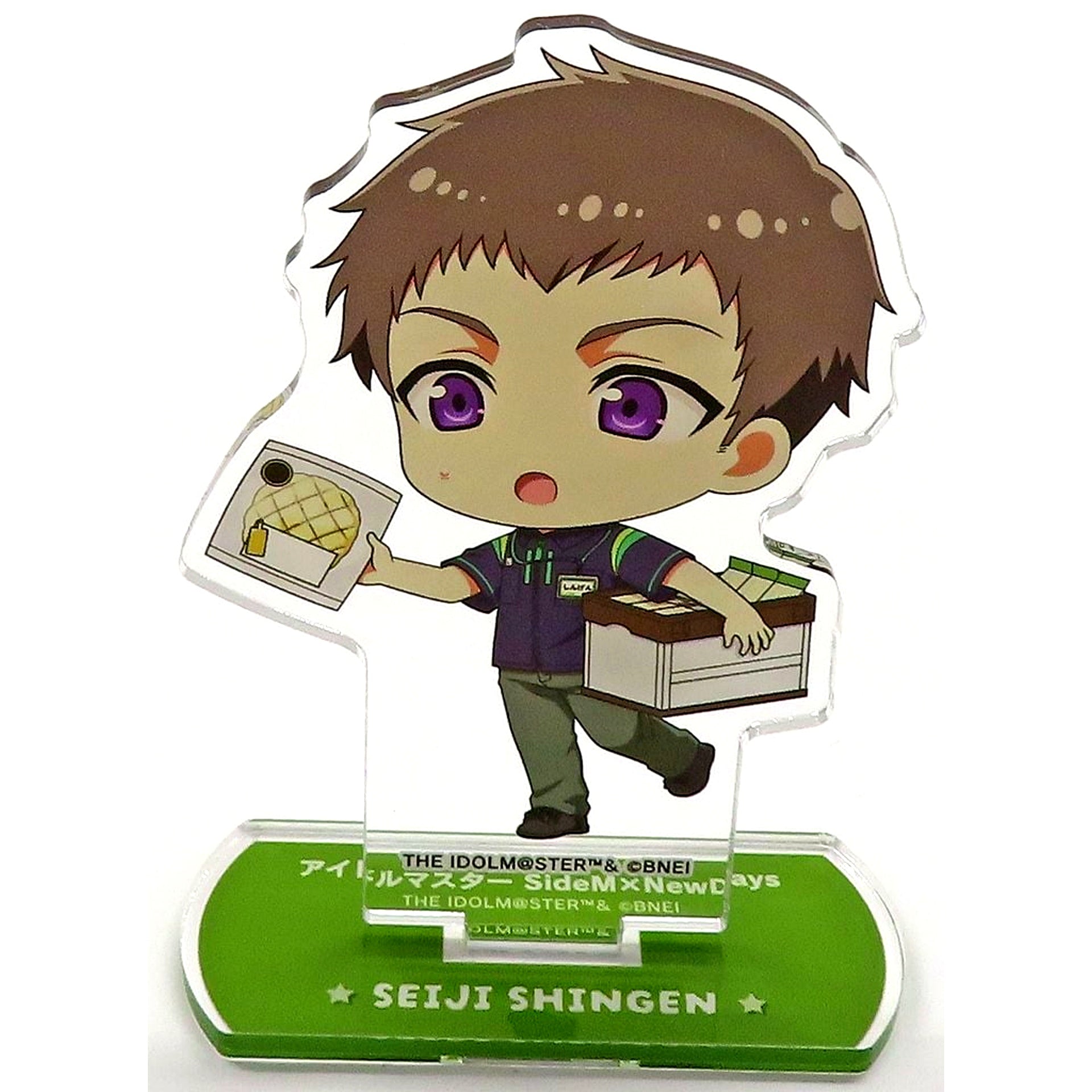 Seiji Shingen The Idolmaster SideM Chibi Character Acrylic Stand NewDays [USED]