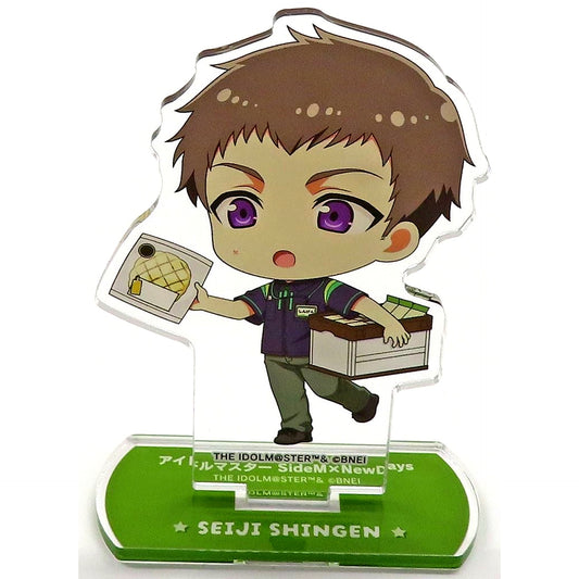 Seiji Shingen The Idolmaster SideM Chibi Character Acrylic Stand NewDays [USED]