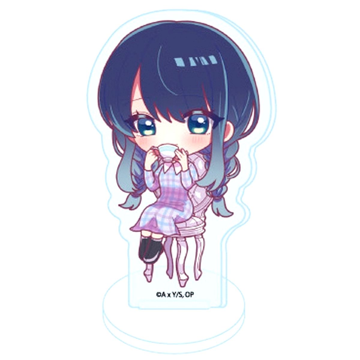 Akane Kurokawa Oshi No Ko Acrylic Puchi Stand Afternoon Tea Ver. POP Art Illustration [USED]