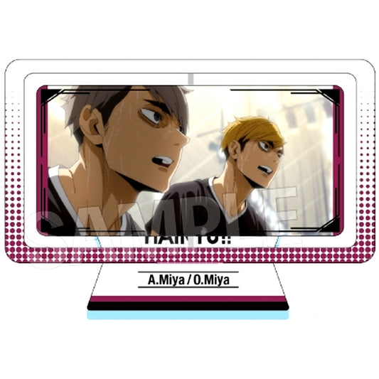 Atsumu Miya / Osamu Miya Haikyu!! Spinning Acrylic Stand [USED]