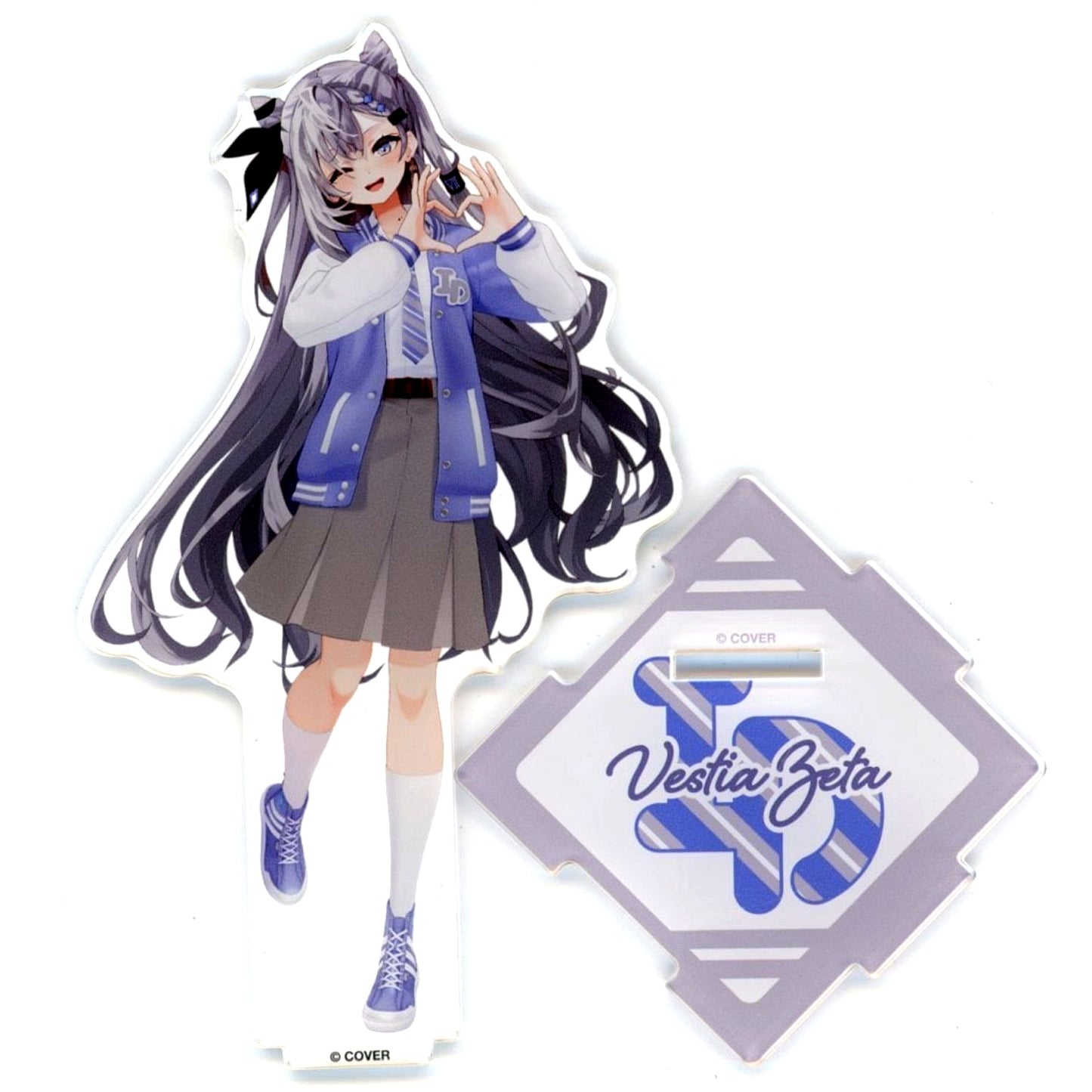 Vestia Zeta 3D Acrylic Stand School Varsity Jacket Ver. VTuber Hololive Hololive Indonesia Jiwa Karya Commemorative Goods Part 2 [USED]