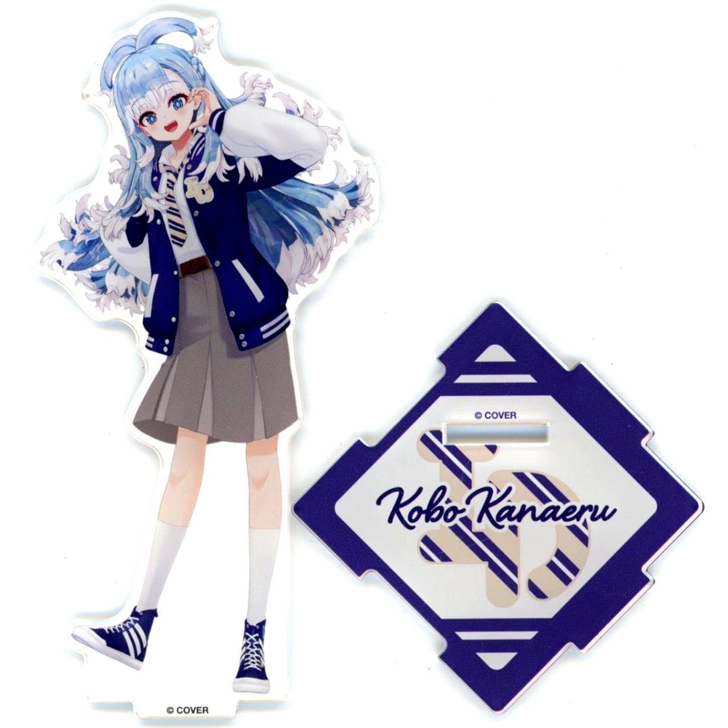 Kobo Kanaeru 3D Acrylic Stand School Varsity Jacket Ver. VTuber Hololive Hololive Indonesia Jiwa Karya Commemorative Goods Part 2 [USED]