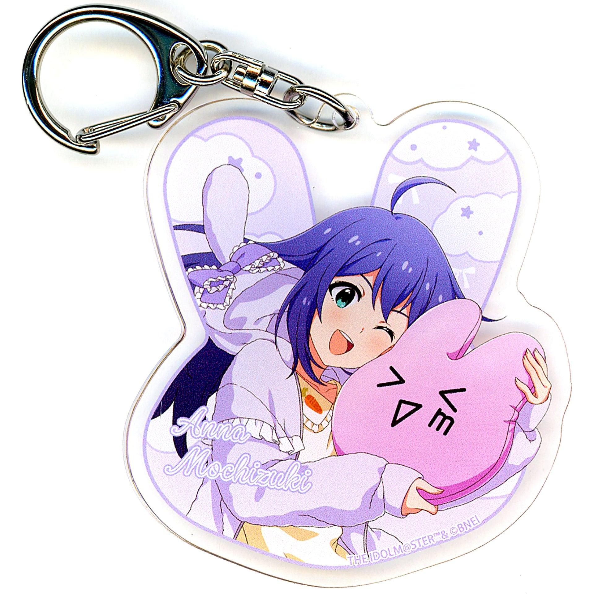 Anna Mochizuki Rabbit Shape The Idolmaster Million Live! Usafuwa Dreamy! Trading Acrylic Keychain POP UP SHOP in Ueno Marui [USED]