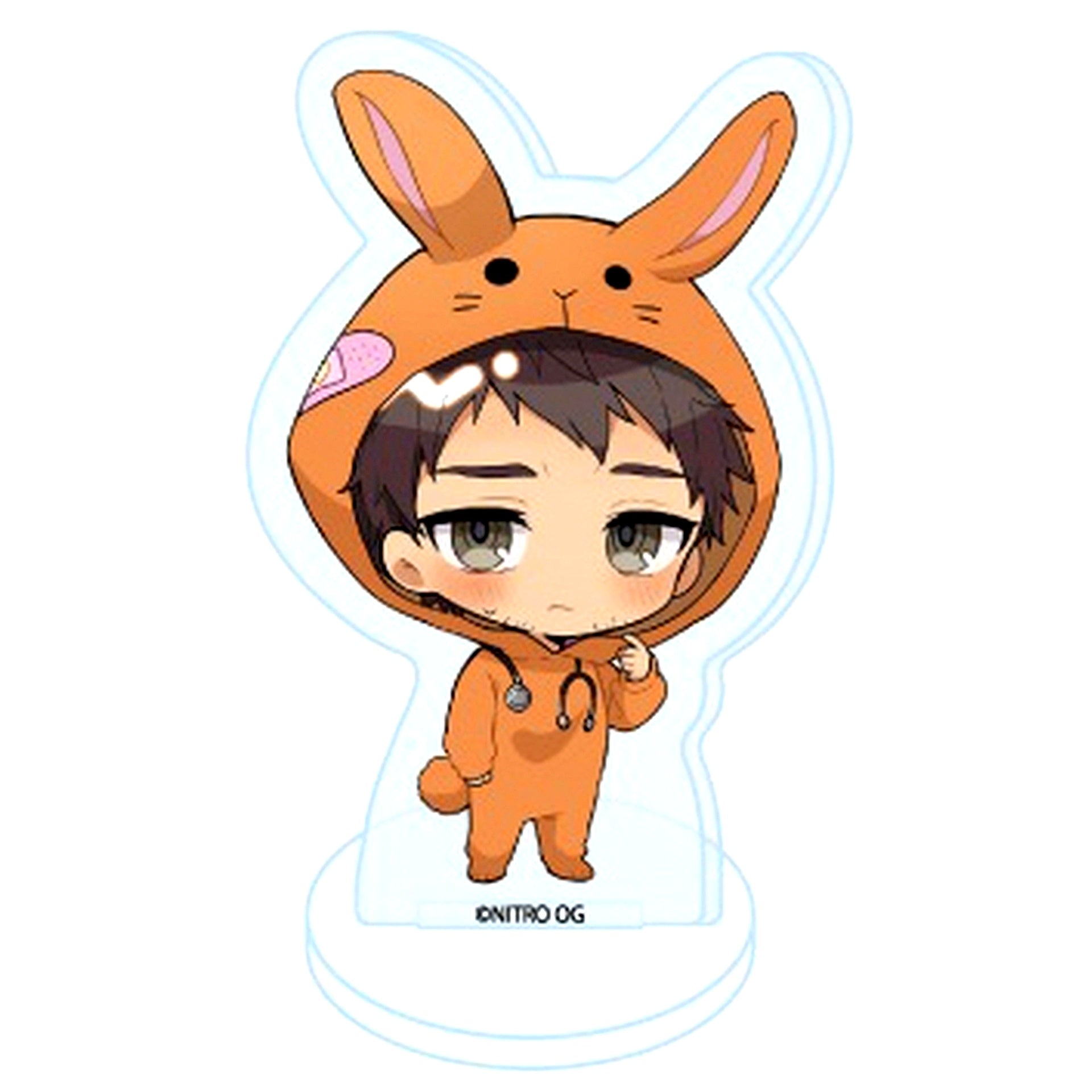 Taku 02. Mini Character Illustration Slow Damage Acrylic Puchi Stand [USED]