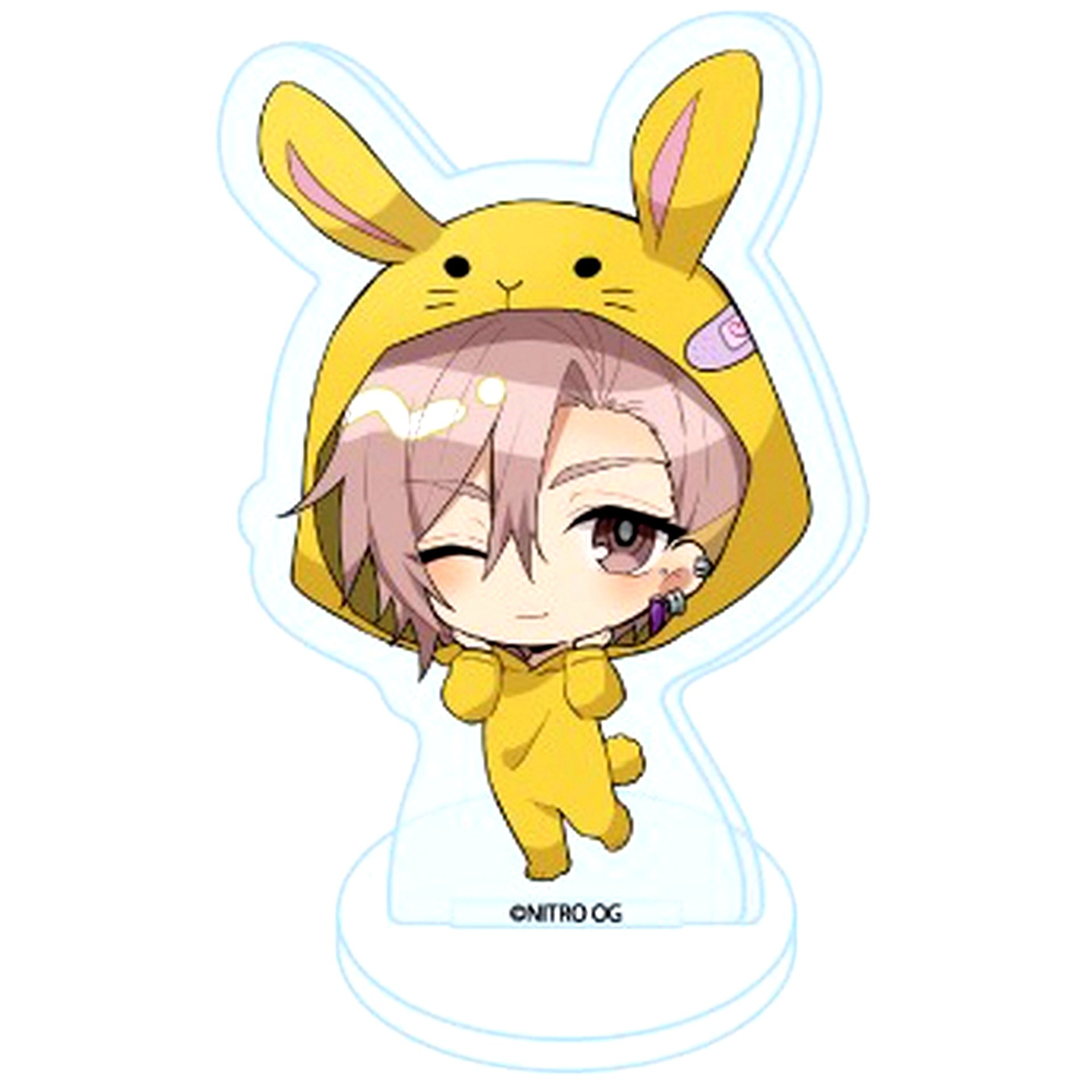 Rei 02. Mini Character Illustration Slow Damage Acrylic Puchi Stand [USED]