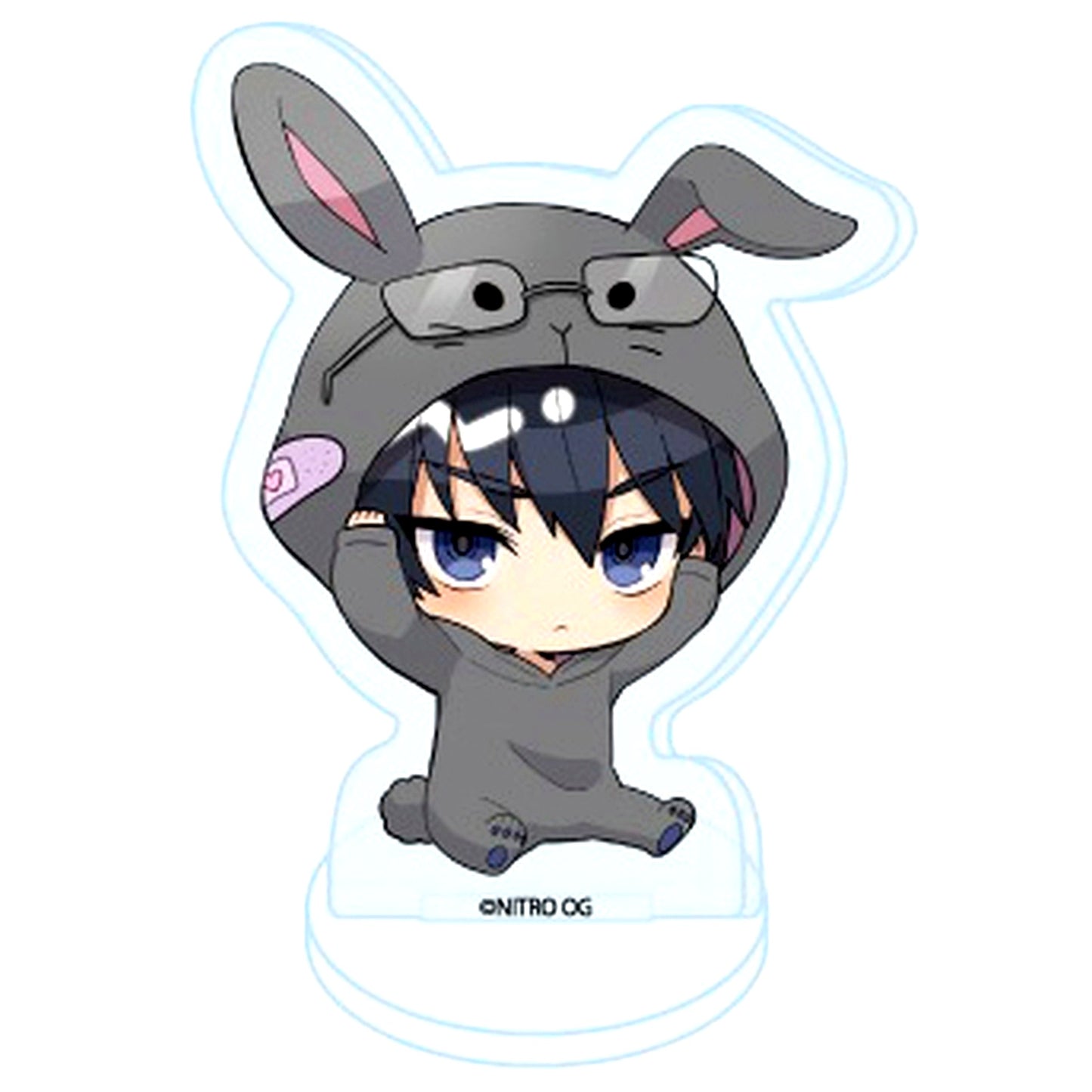 Fujieda 02. Mini Character Illustration Slow Damage Acrylic Puchi Stand [USED]