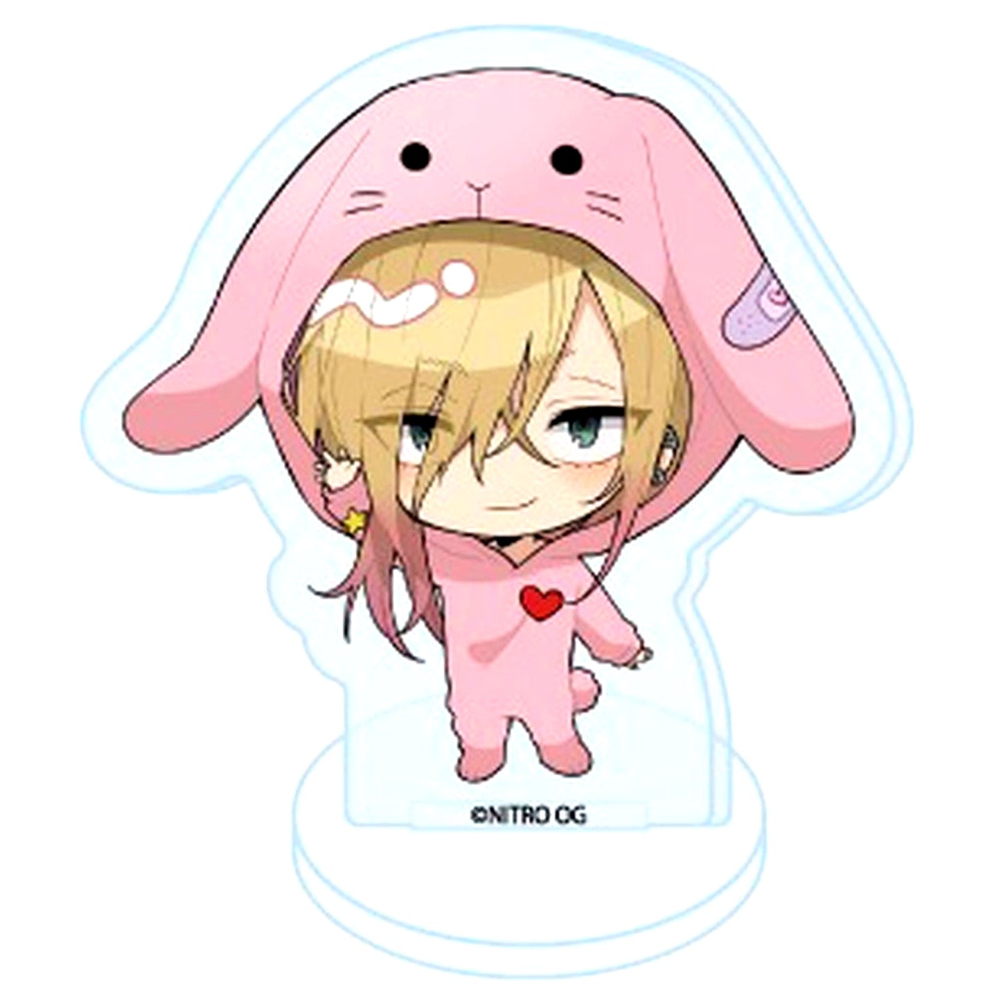 Mayu 02. Mini Character Illustration Slow Damage Acrylic Puchi Stand [USED]