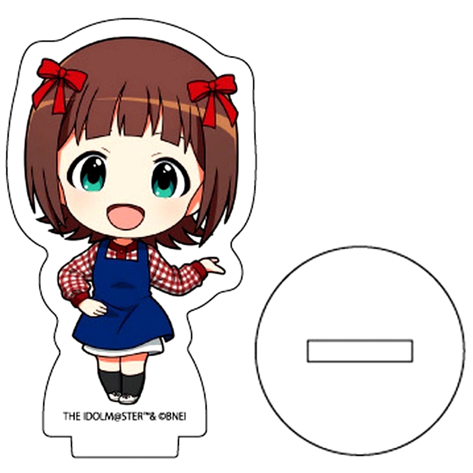 Haruka Amami 02. Apron Ver. Mini Character Illustration The Idolmaster Million Live! Acrylic Petit Stand [USED]