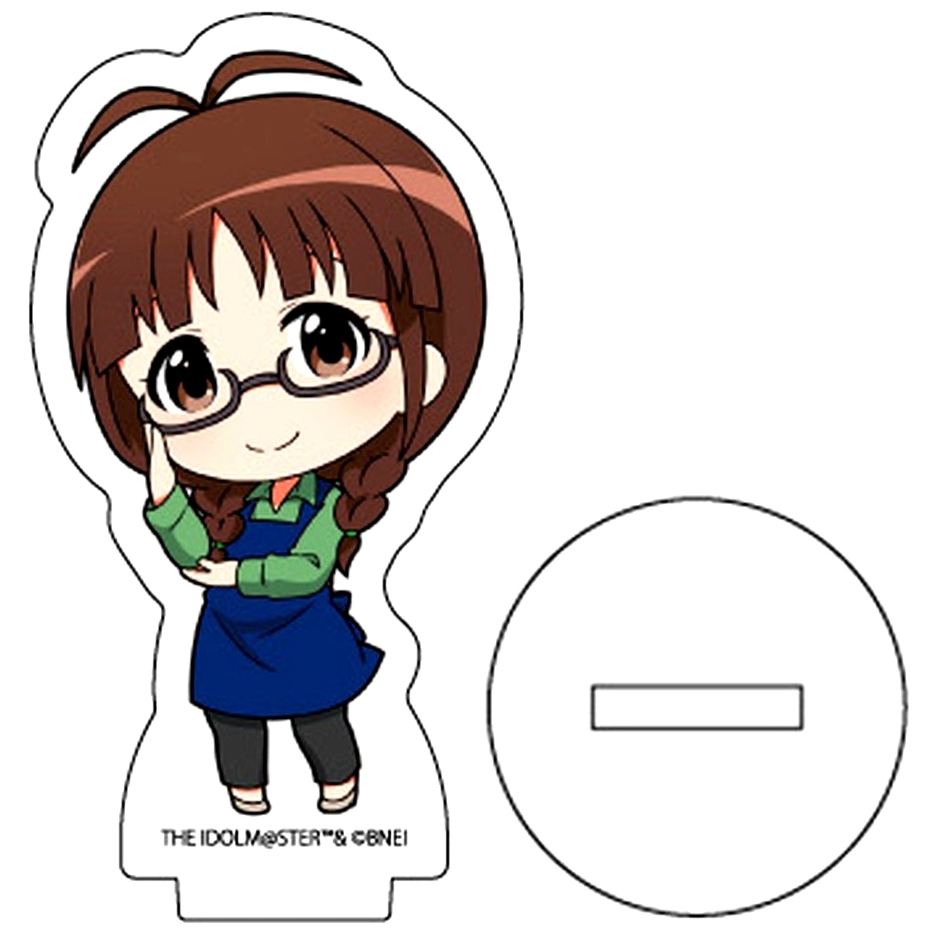 Ritsuko Akizuki The Idolmaster Million Live! Acrylic Petit Stand 02 Apron Ver. Mini Character [USED]