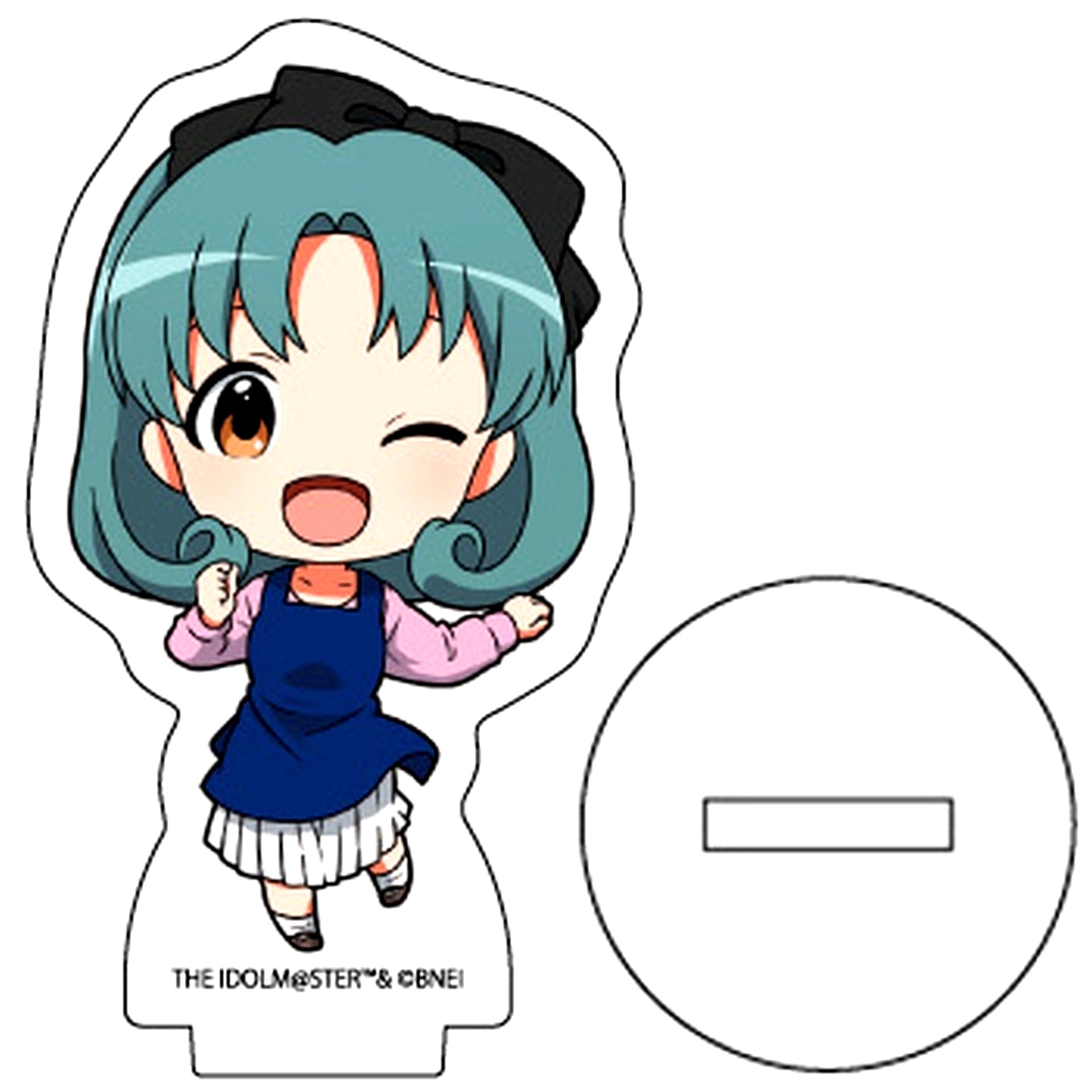 Matsuri Tokugawa 02. Apron Ver. Mini Character Illustration The Idolmaster Million Live! Acrylic Petit Stand [USED]