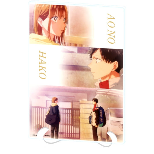 02. Taiki Inomata & Chinatsu Kano Scene Shot Illustration Acrylic Art Board A5 Size Blue Box [USED]