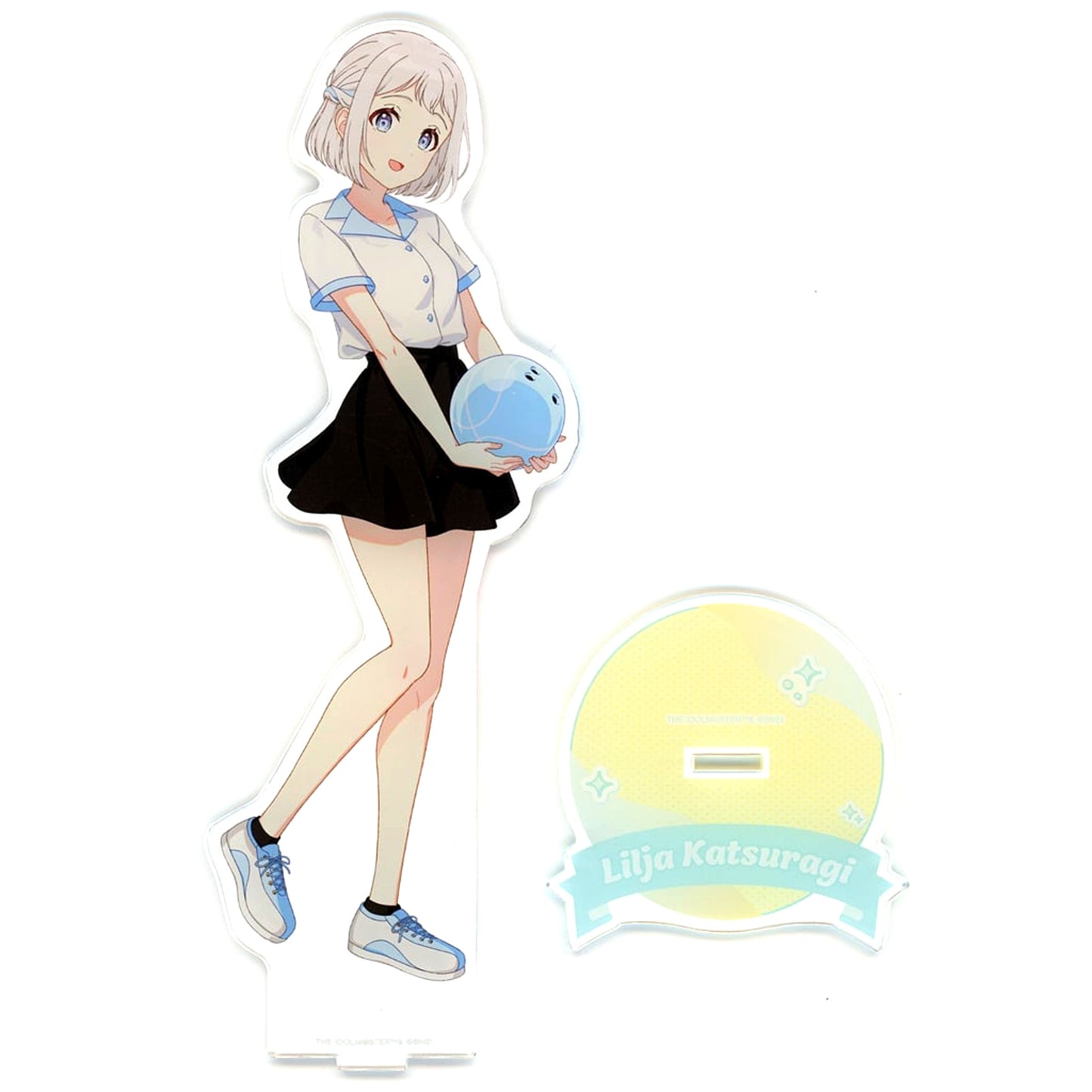Lilja Katsuragi Gakuen Idolmaster Extra Large Acrylic Stand ROUND1 Drawn Bowling Shirt ver. [USED]