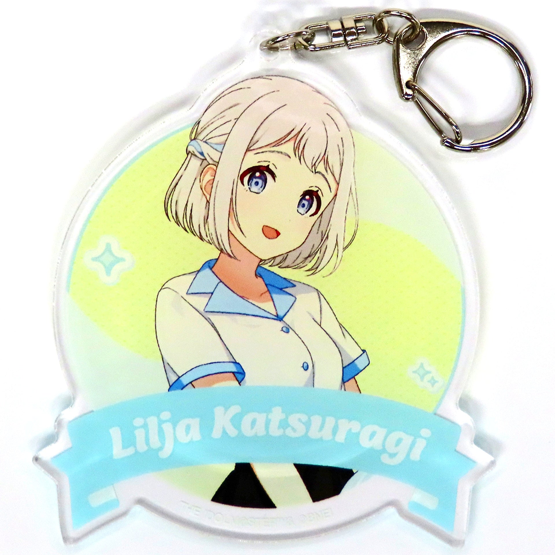 Lilja Katsuragi Gakuen Idolmaster Big Acrylic Keychain Bowling Shirt Ver. Gakuen Idolmaster x ROUND1 [USED]