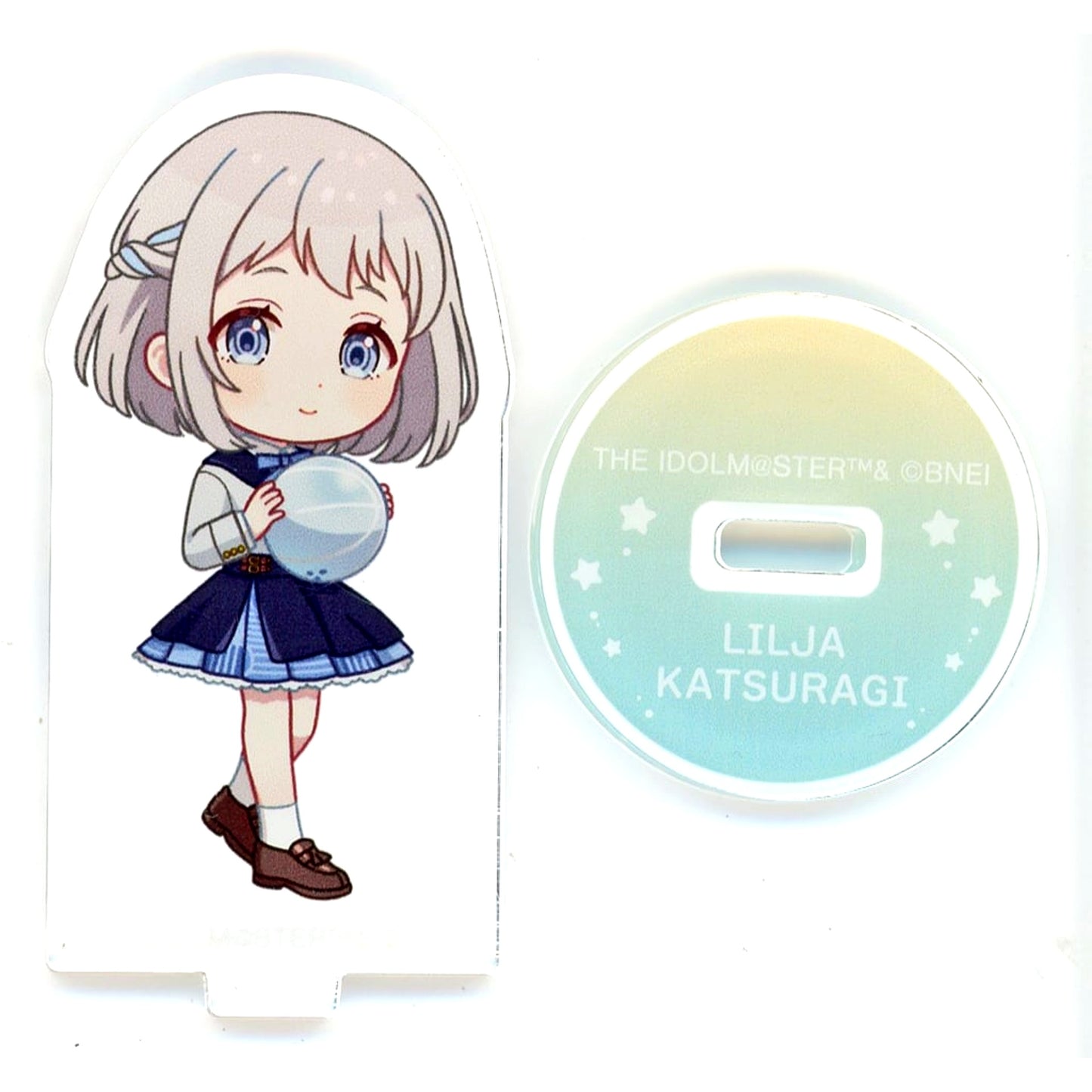 Lilja Katsuragi Gakuen Idolmaster ROUND1 Trading Chibi Character After School Outing ver. Acrylic Stand [USED]