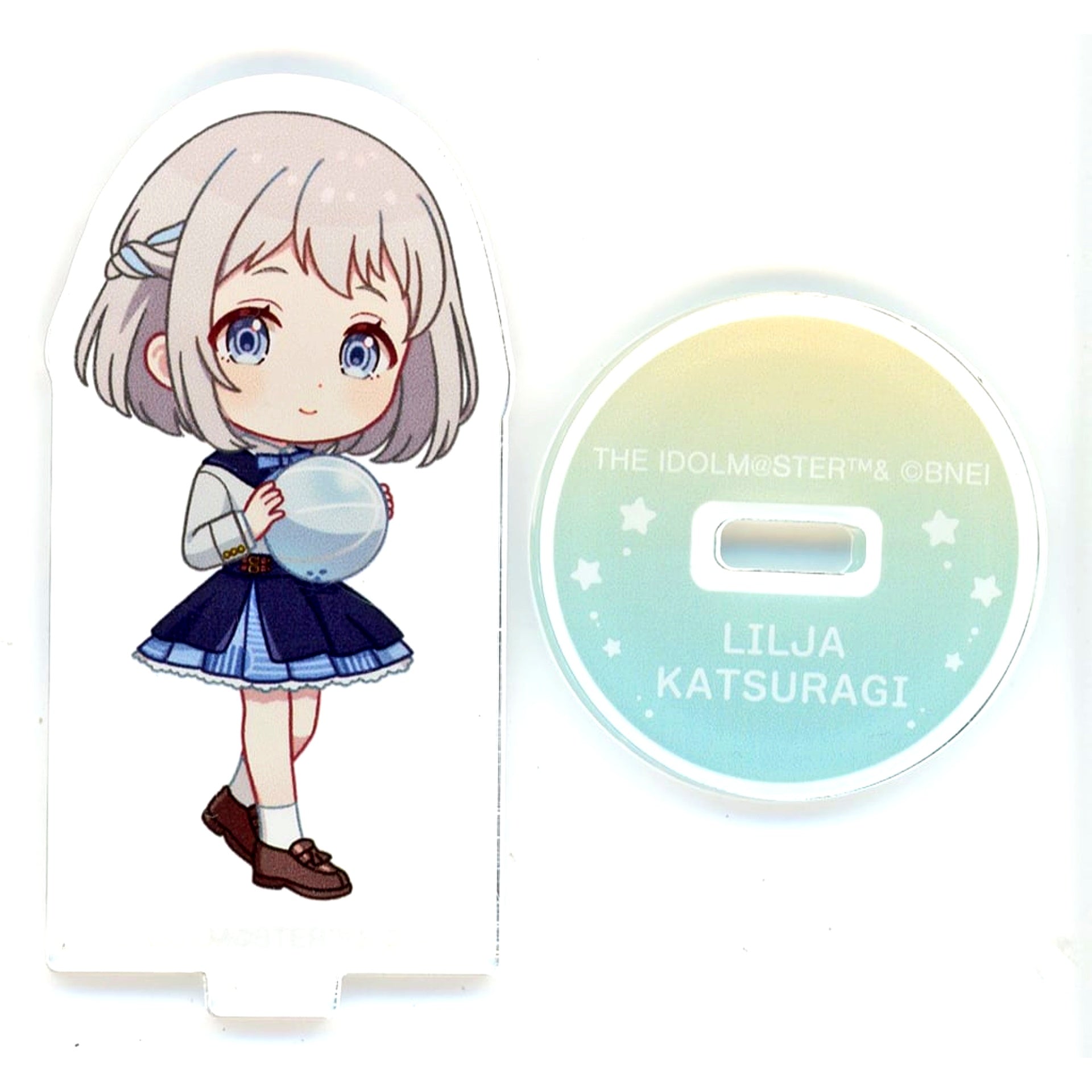 Lilja Katsuragi Gakuen Idolmaster ROUND1 Trading Chibi Character After School Outing ver. Acrylic Stand [USED]