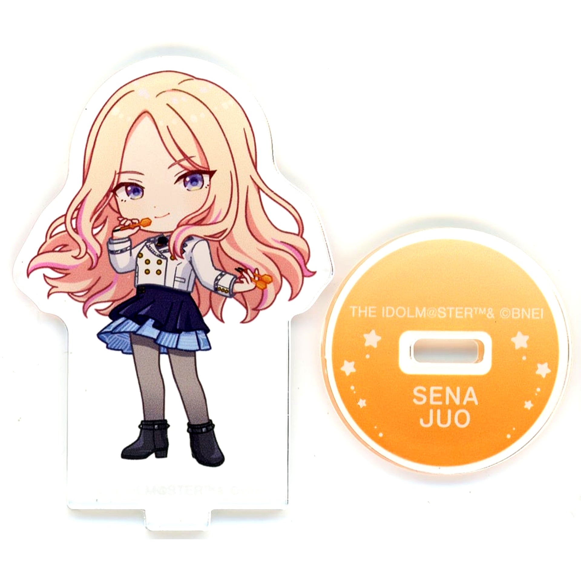 Sena Juo Gakuen Idolmaster Trading Chibi Character Acrylic Stand After School Outing Ver. Round1 [USED]