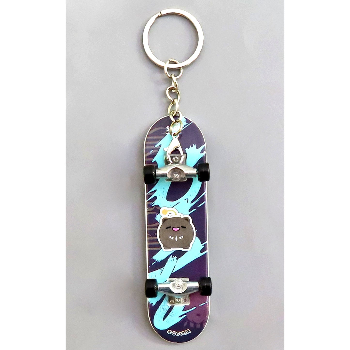 Shishiro Botan Hololive Seasonal Days Winter Street Fingerboard Keychain VTuber Hololive [USED]