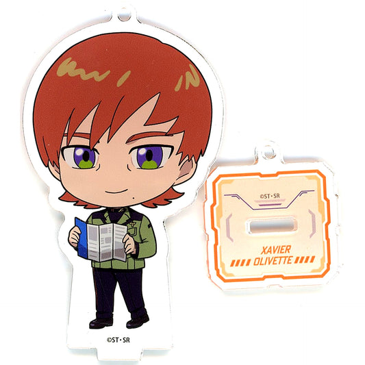 Exabe Oribe Mobile Suit Gundam The Witch from Mercury Mini Chibi Trading Acrylic Stand Keychain JR Central Oshitabi Journey with Gundam Vol.3 [USED]