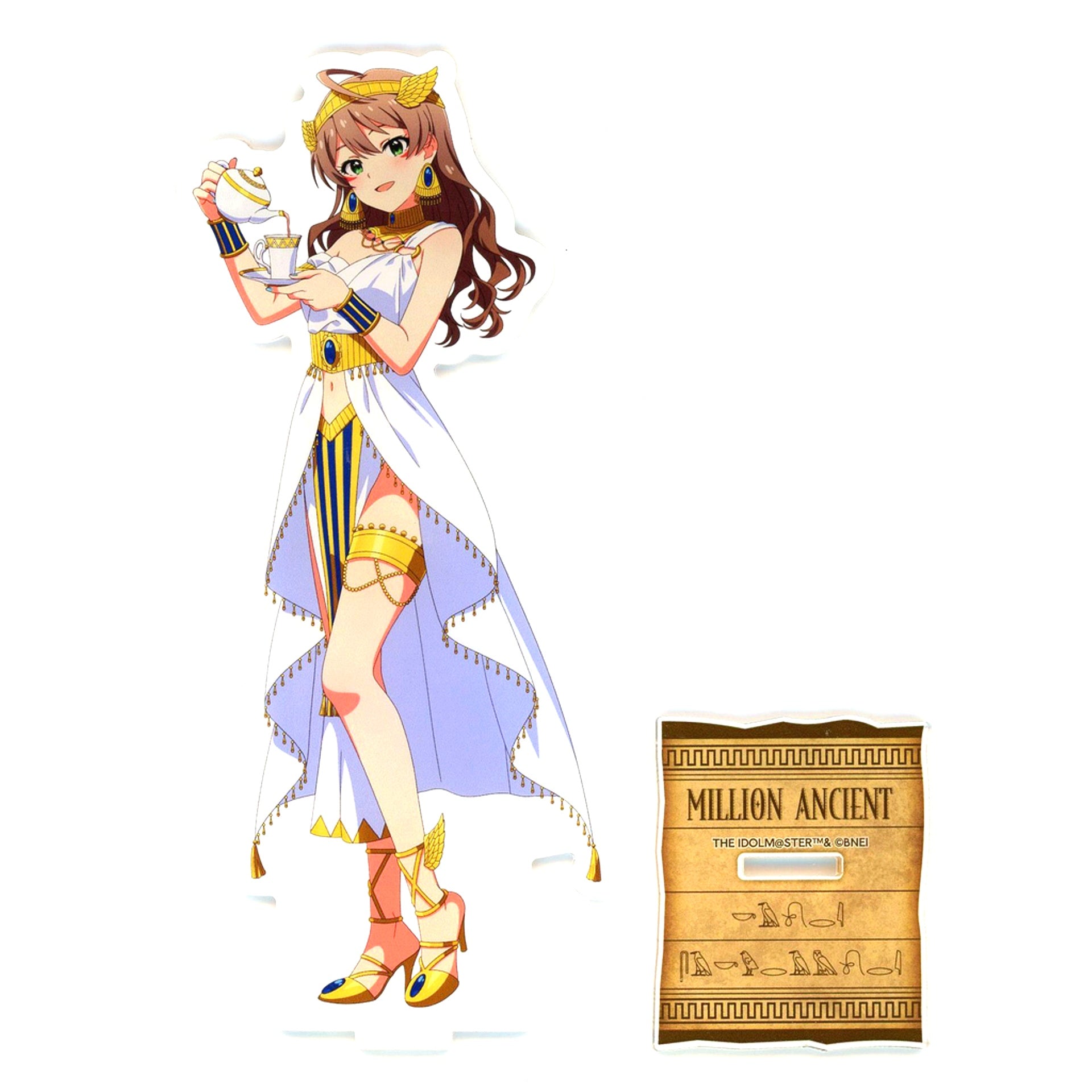 Kaori Sakuramori MILLION ANCIENT Ver. The Idolmaster Million Live! x STELLAMAP CAFE World Wide Meal MILLION ANCIENT Illustration Acrylic Stand [USED]