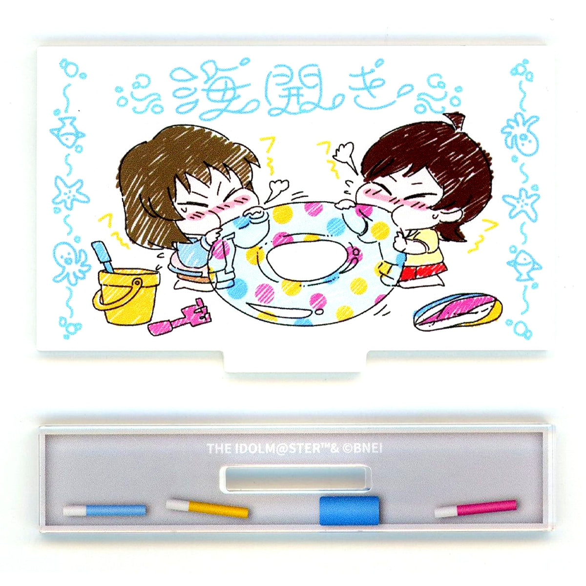 Beach Opening World Wide Meal Million Ancient THE IDOLM@STER Million Live! x STELLAMAP CAFE Trading Whiteboard Acrylic Stand 2022 Ver. [USED]
