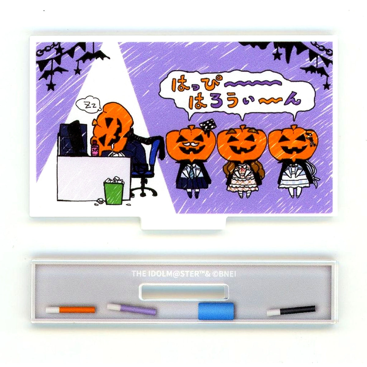 Halloween World Wide Meal Million Ancient THE IDOLM@STER Million Live! x STELLAMAP CAFE Trading Whiteboard Acrylic Stand 2022 Ver. [USED]