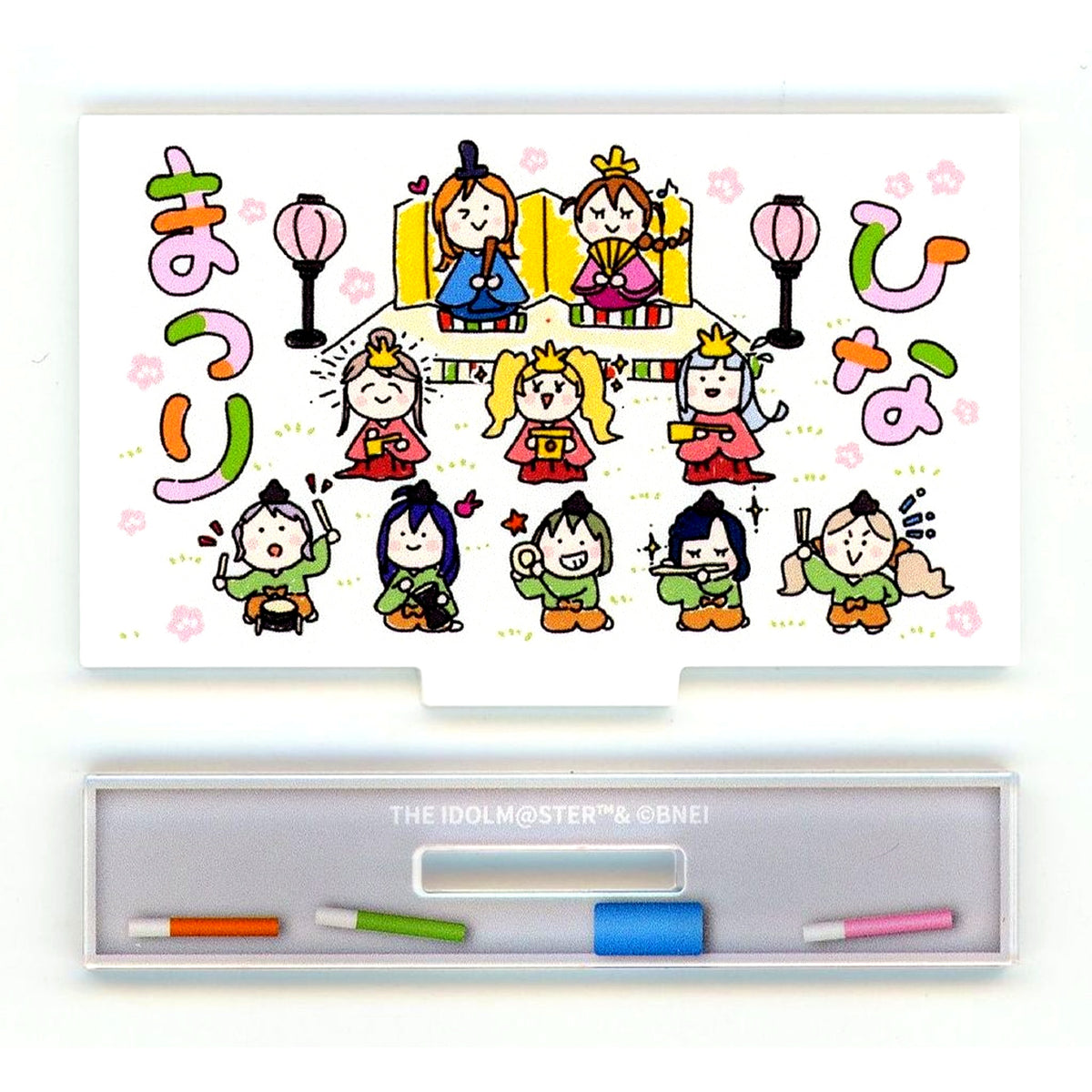 Hina Matsuri World Wide Meal Million Ancient THE IDOLM@STER Million Live! x STELLAMAP CAFE Trading Whiteboard Acrylic Stand 2022 Ver. [USED]