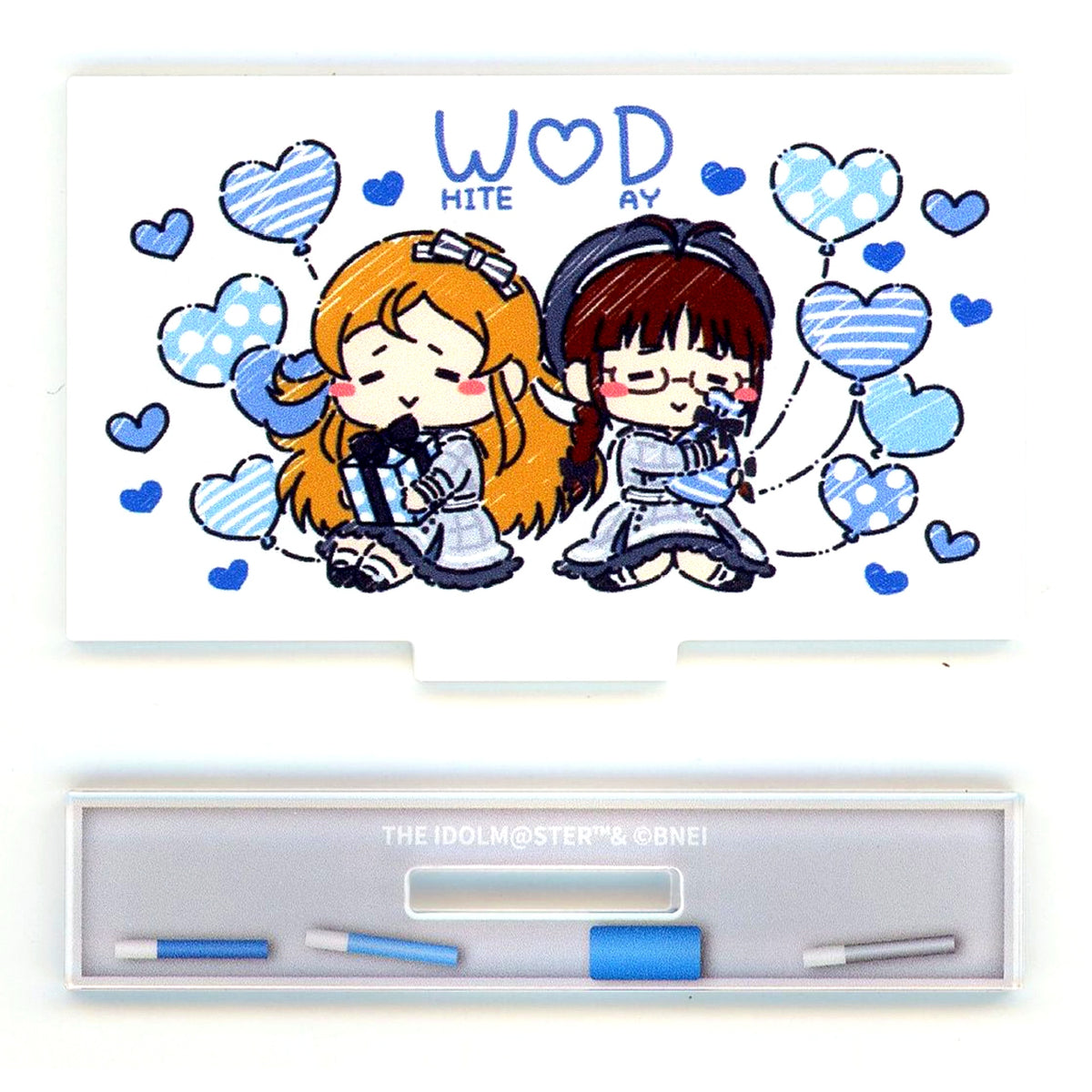 White Day World Wide Meal Million Ancient THE IDOLM@STER Million Live! x STELLAMAP CAFE Trading Whiteboard Acrylic Stand 2022 Ver. [USED]