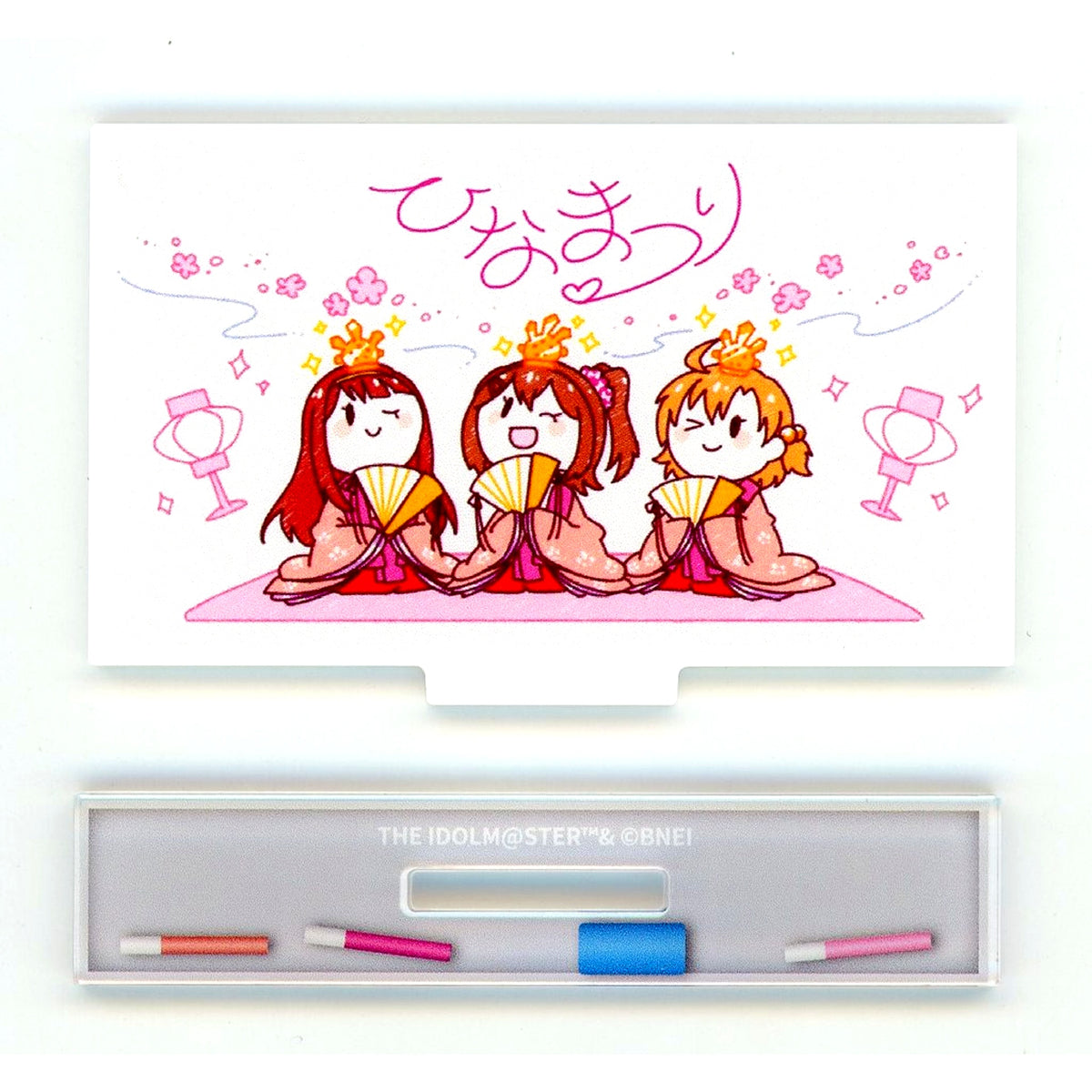 Hinamatsuri World Wide Meal Million Ancient THE IDOLM@STER Million Live! x STELLAMAP CAFE Trading Whiteboard Acrylic Stand 2023 Ver. [USED]