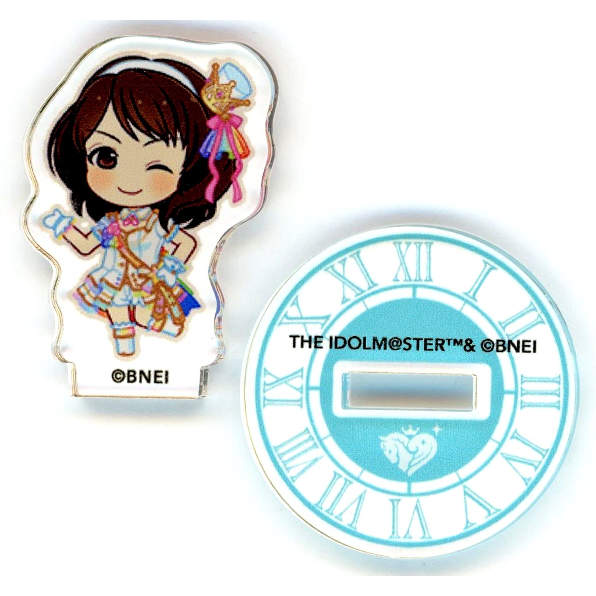Hasumi Nagatomi The Idolmaster Cinderella Girls Starlight Stage 10th Anniversary Garapon B C Prize Official Mini Mini Acrylic Stand [USED]