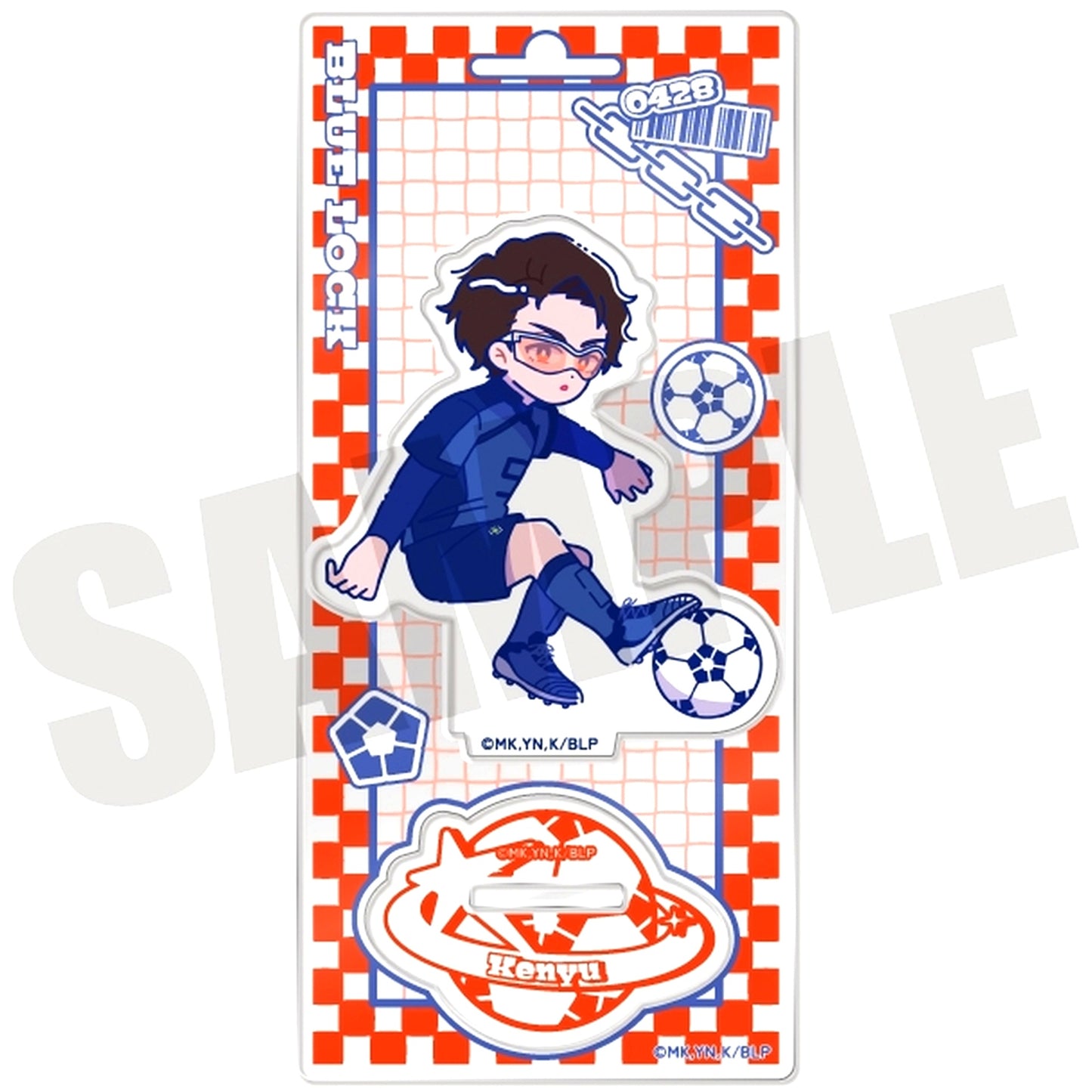 Kenyu Yukimiya D. Acrylic Stand New Retro Vol. 1 Blue Lock [USED]
