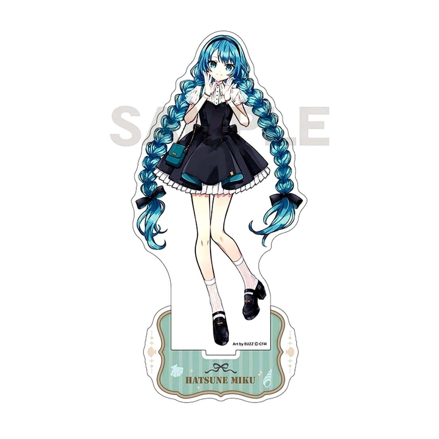 Hatsune Miku VOCALOID Retro Kobe 2025 One-Piece Dress Acrylic Stand [USED]